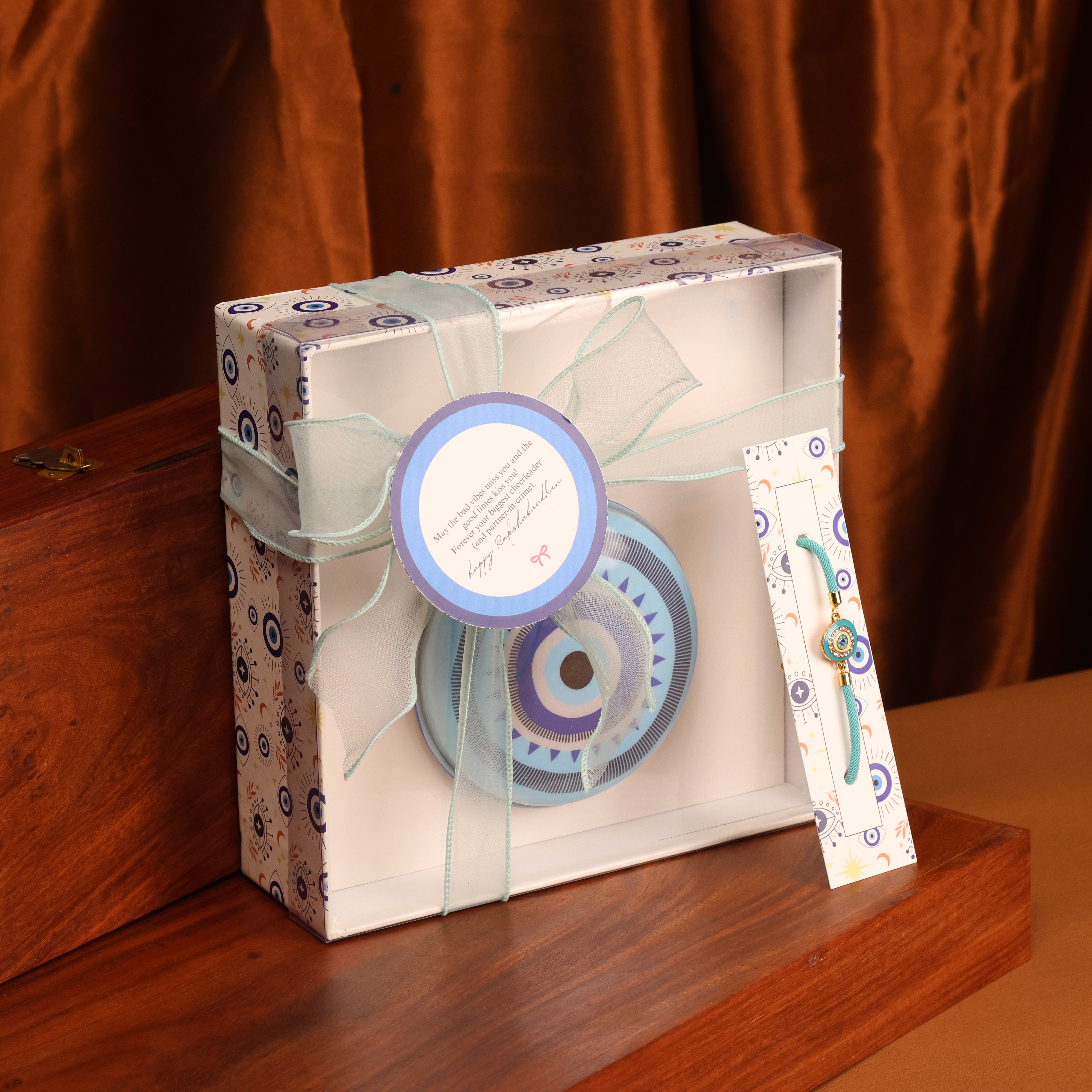 Evil Eye Rakhi Gift Box