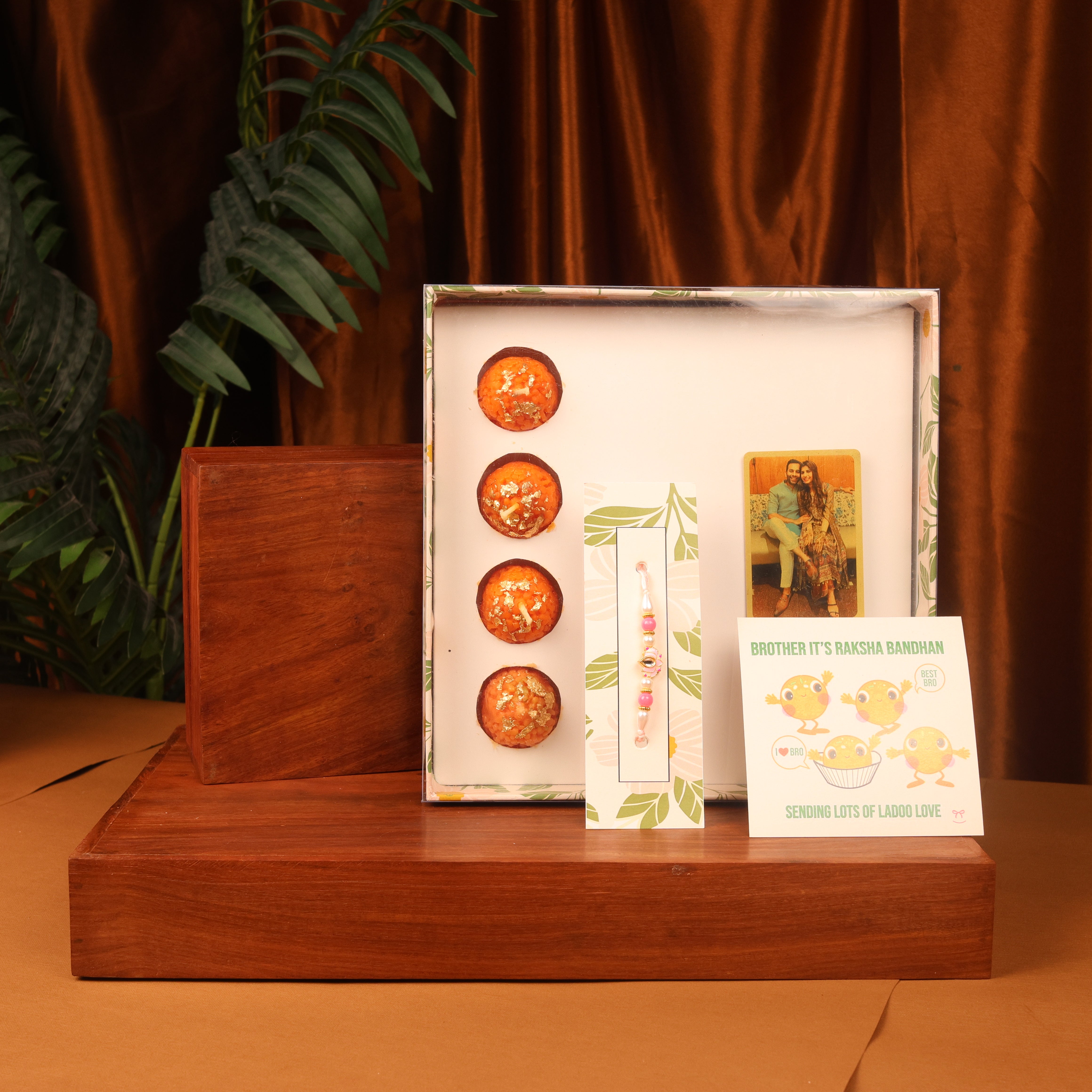 Rakhi Delight: Personalized Gift Box of Love