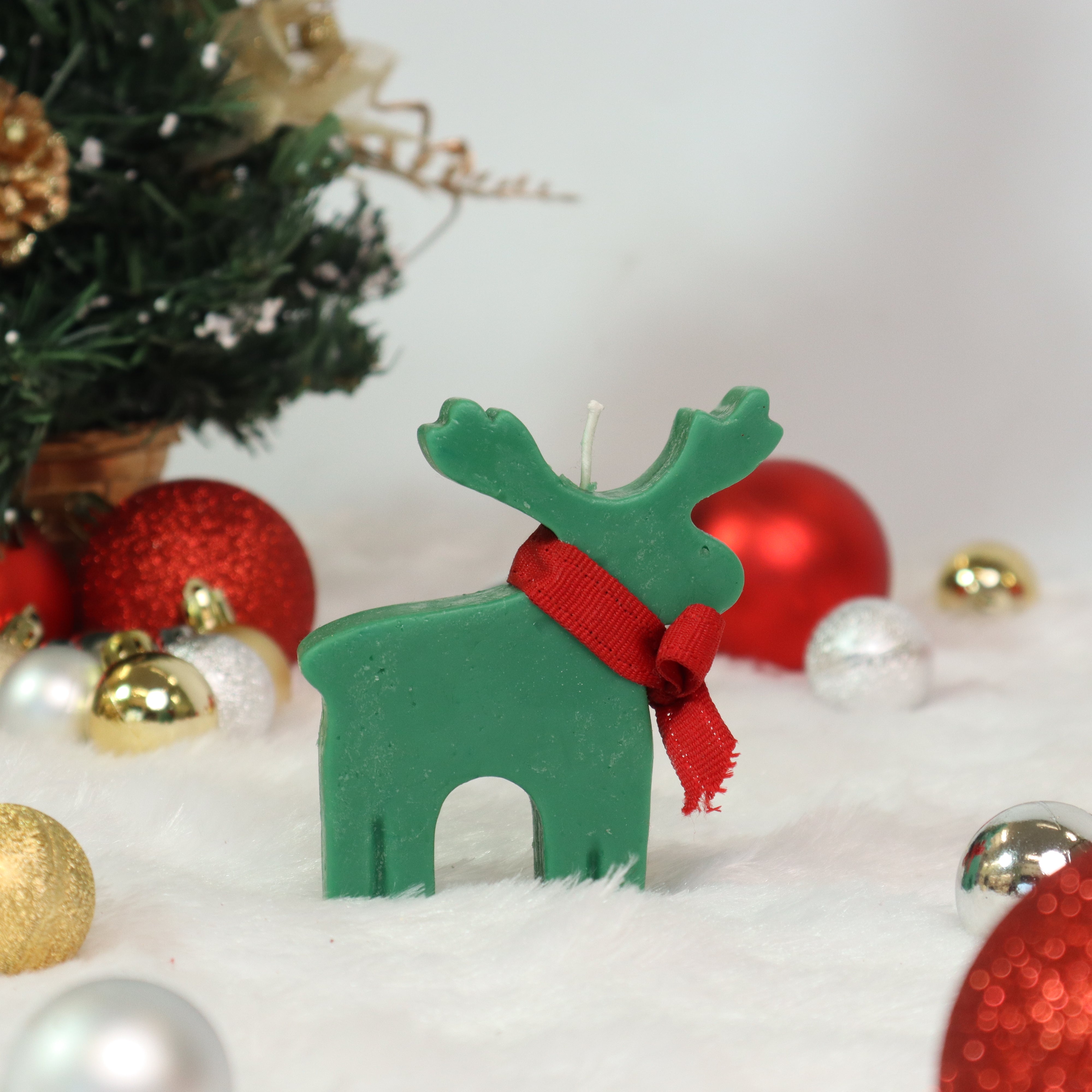 Christmas Reindeer Candle