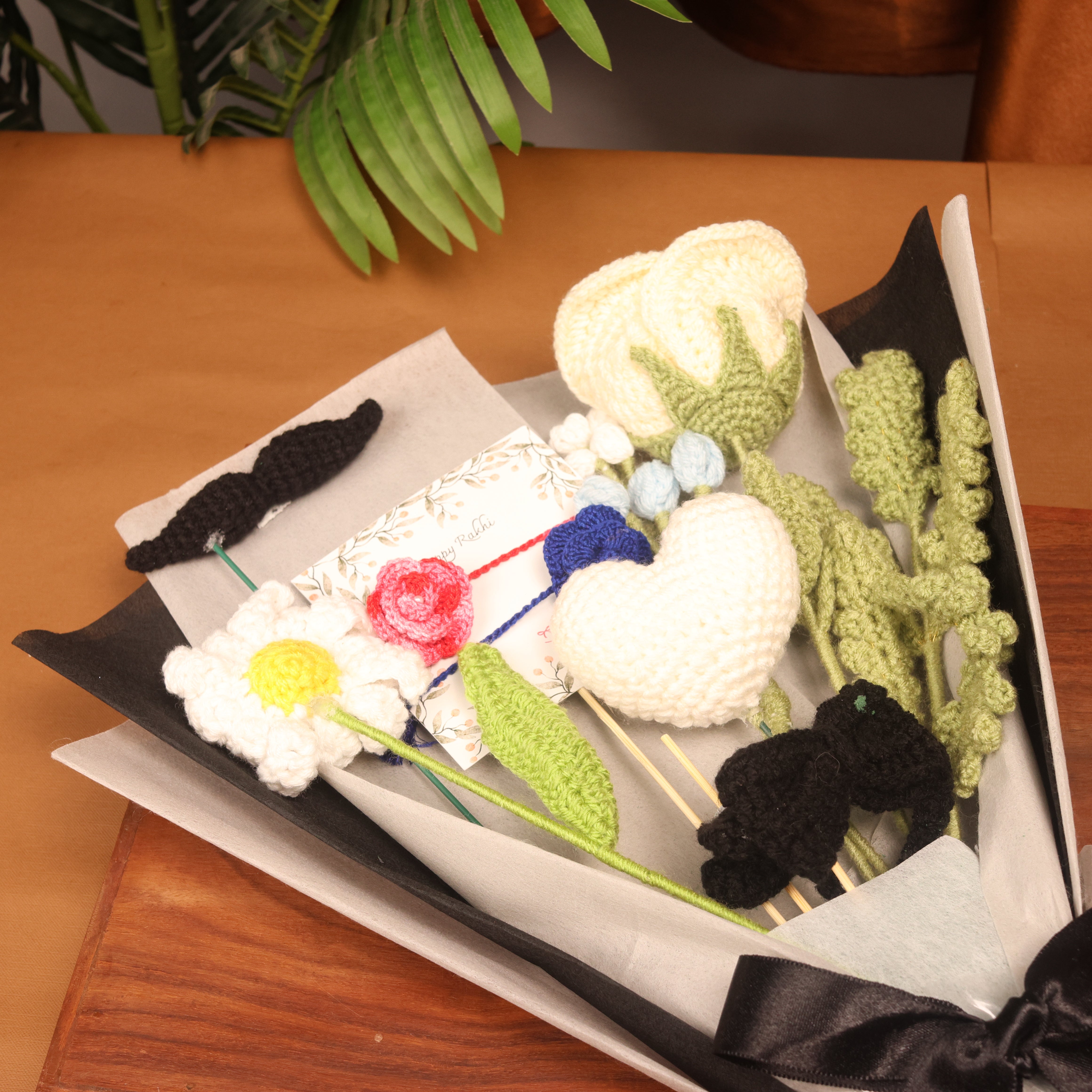 The Blossom Bond Rakhi & Lumba Set