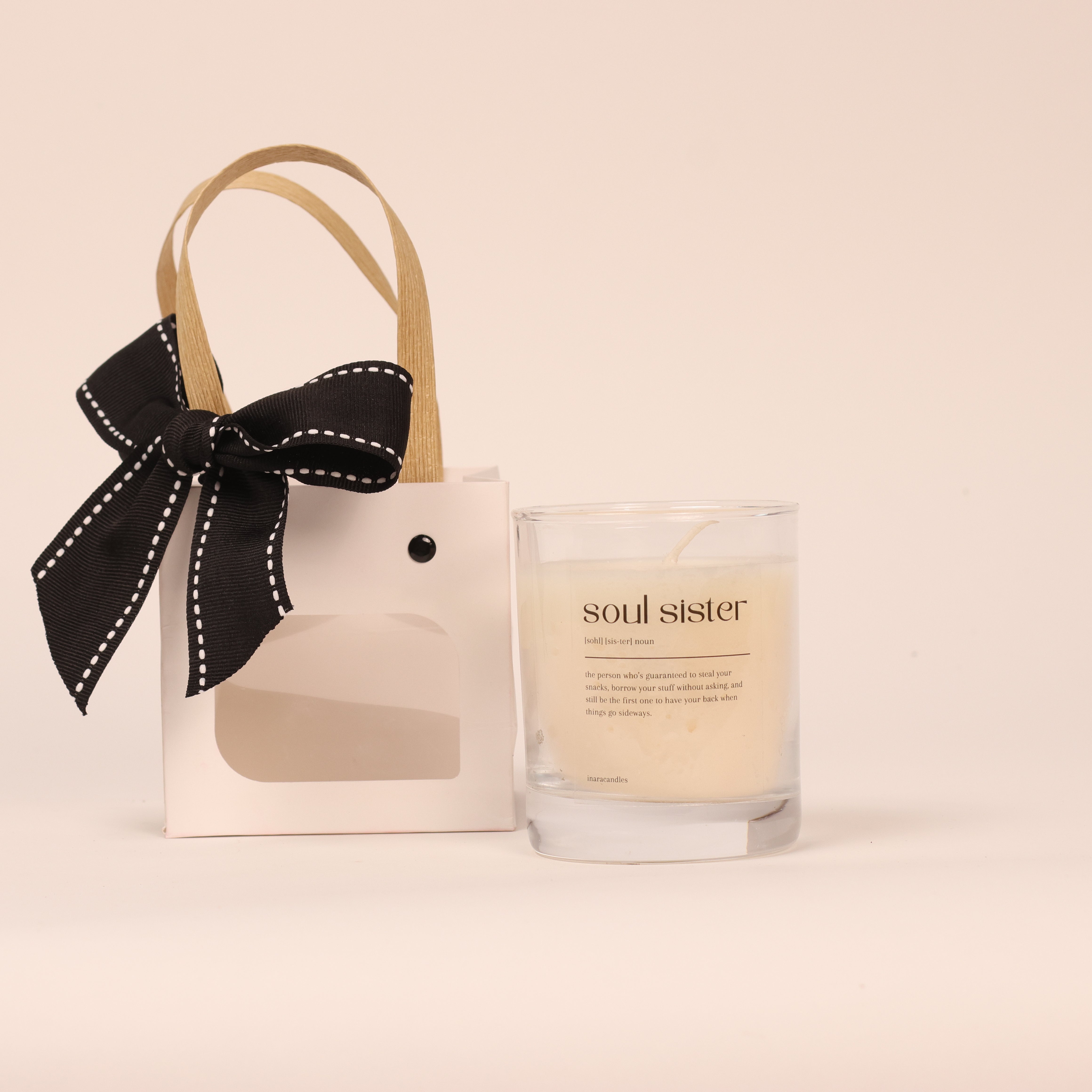 Glow & Gratitude – Personalized Scented Candle Gift Bag