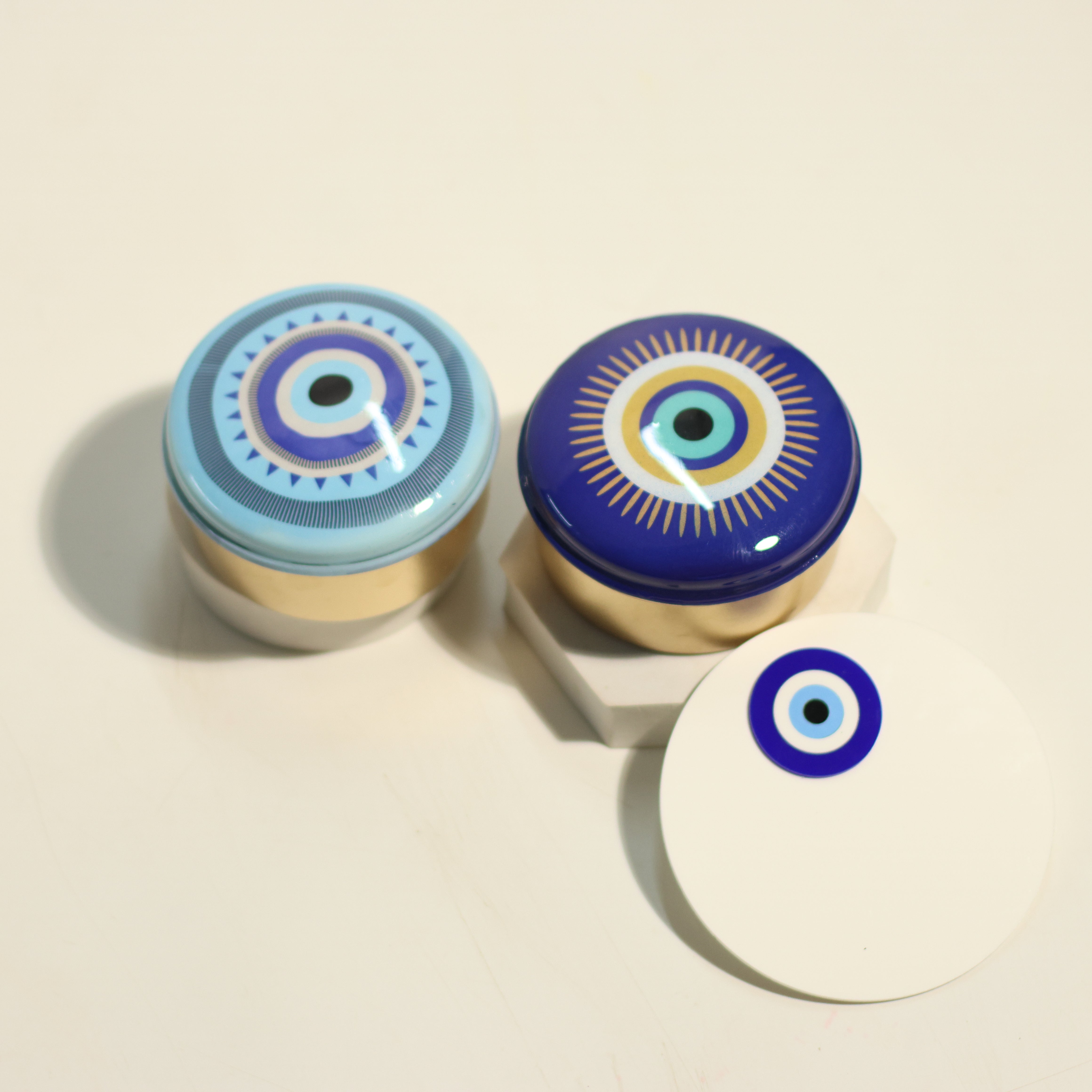 Evil Eye Glow Candle Tin