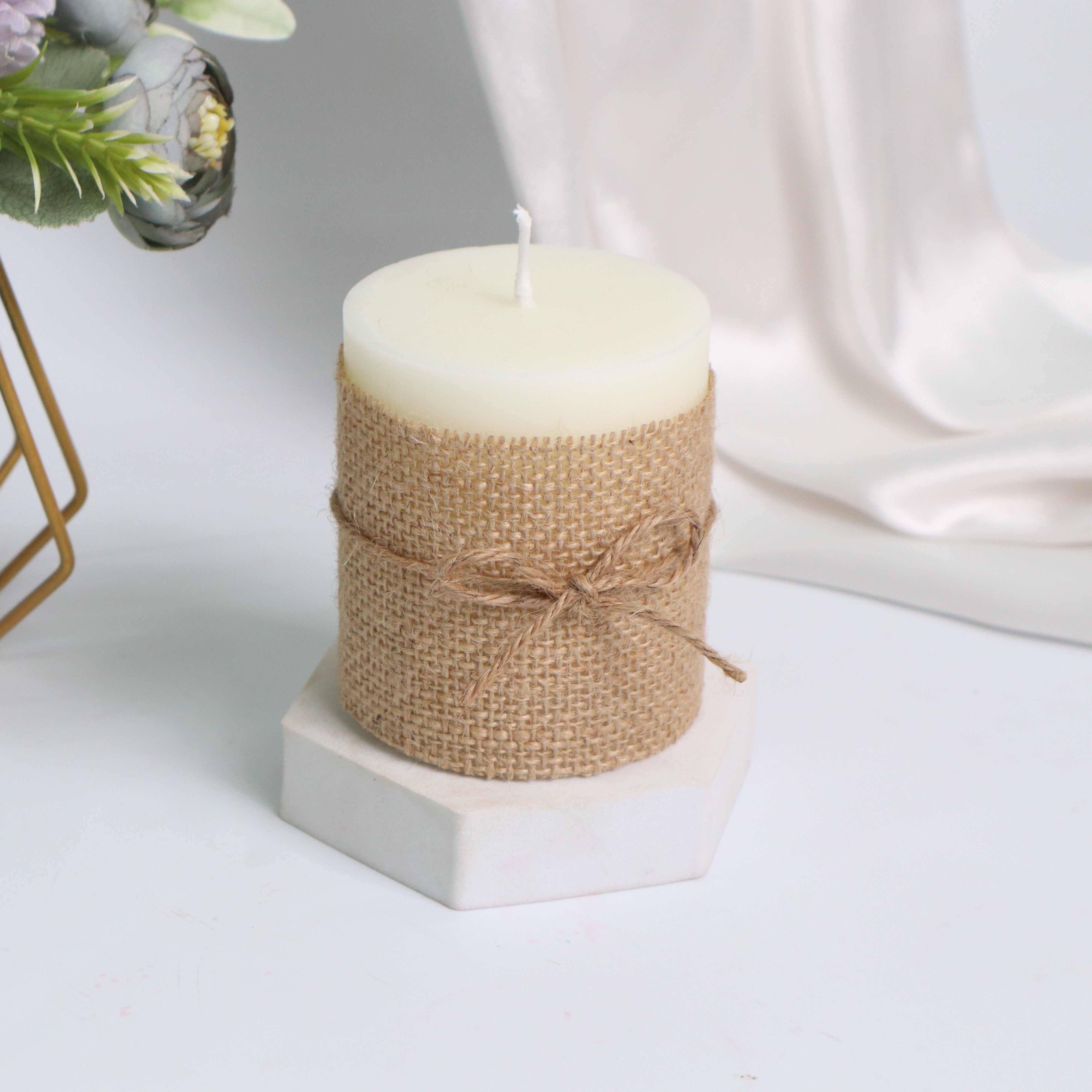 Rustic Glow Candle