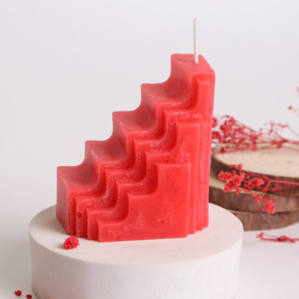 Geometrical Stair Candle (set of 2)