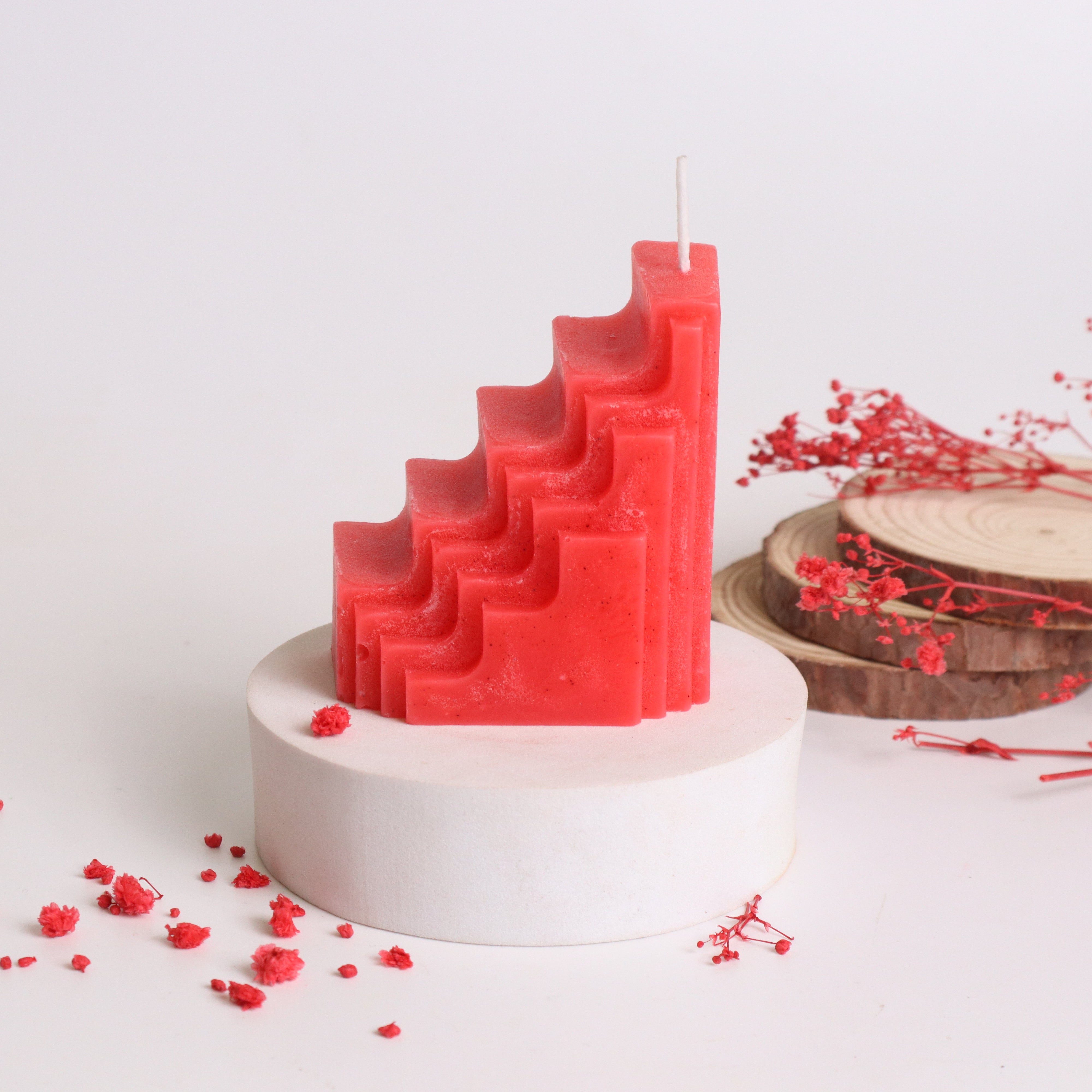 Geometrical Stair Candle (set of 2)