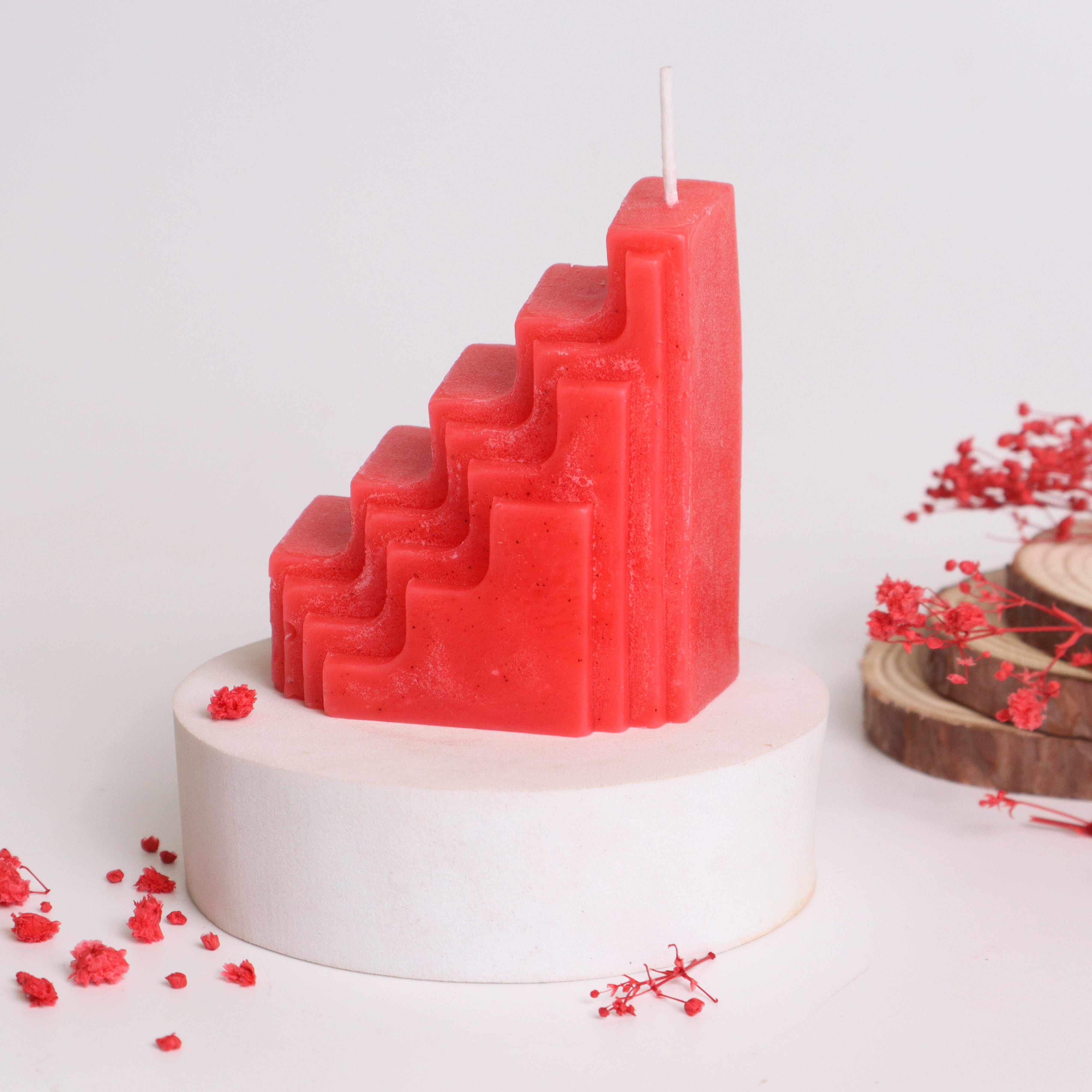 Geometrical Stair Candle (set of 2)