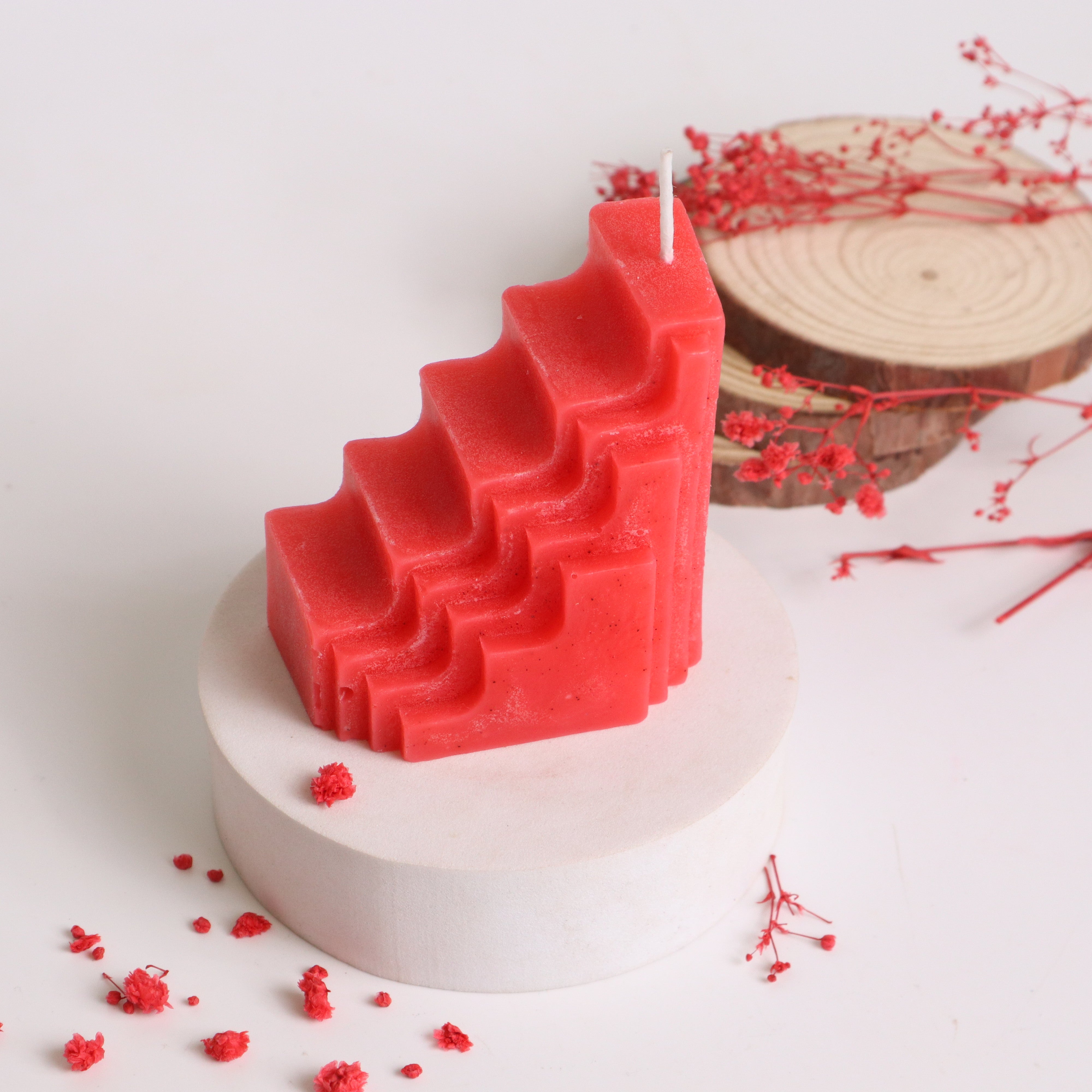 Geometrical Stair Candle (set of 2)