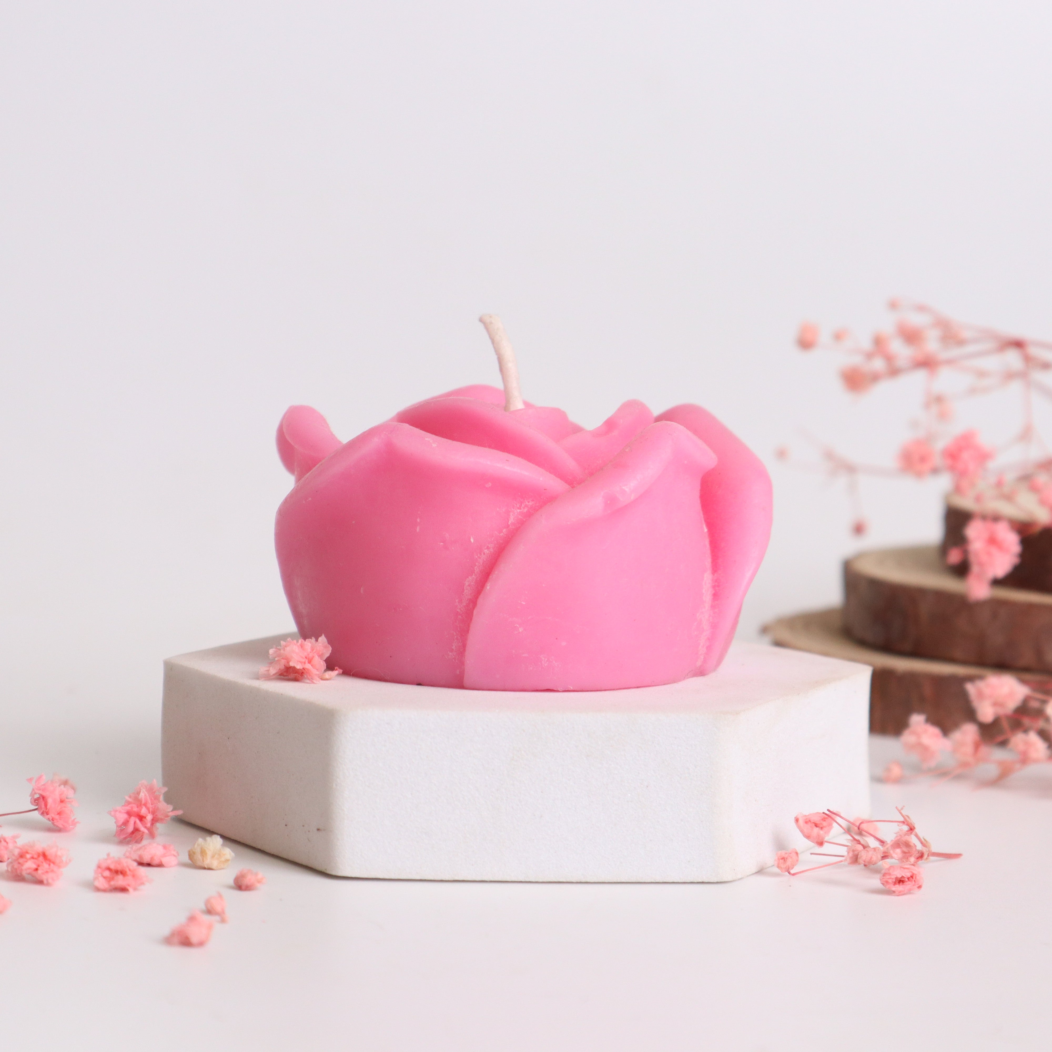 Rose Whisper Candle (set of 2)