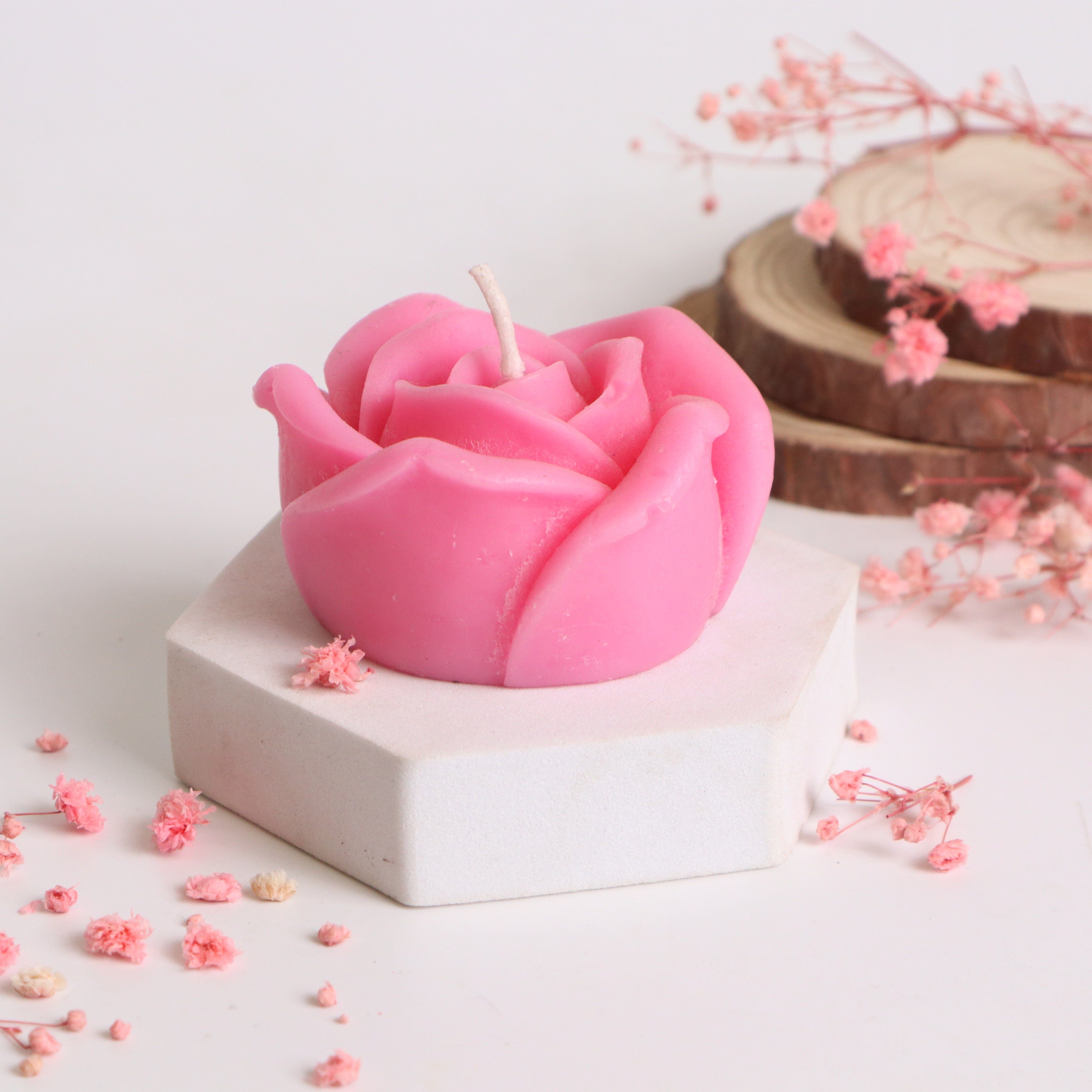 Rose Whisper Candle (set of 2)