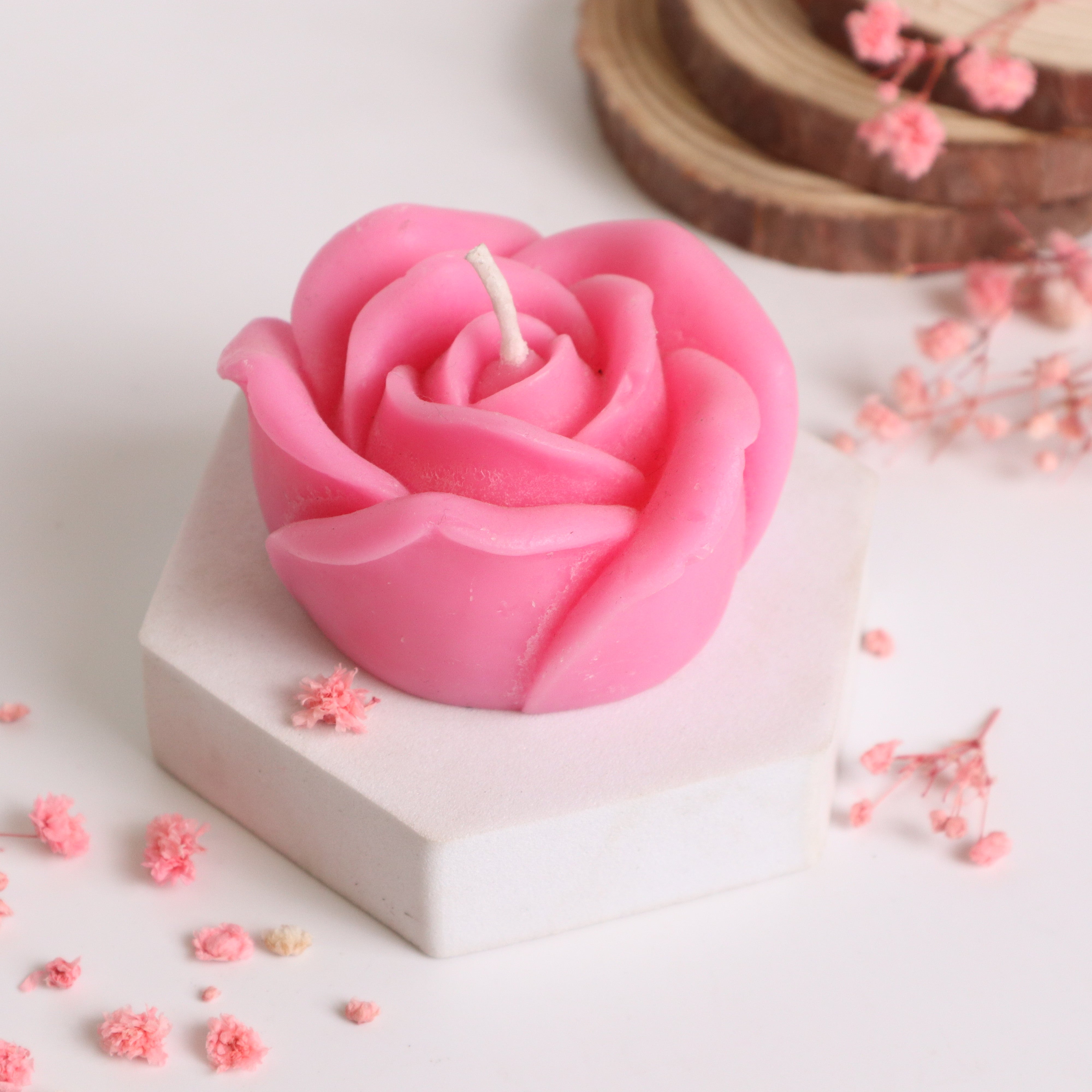 Rose Whisper Candle (set of 2)