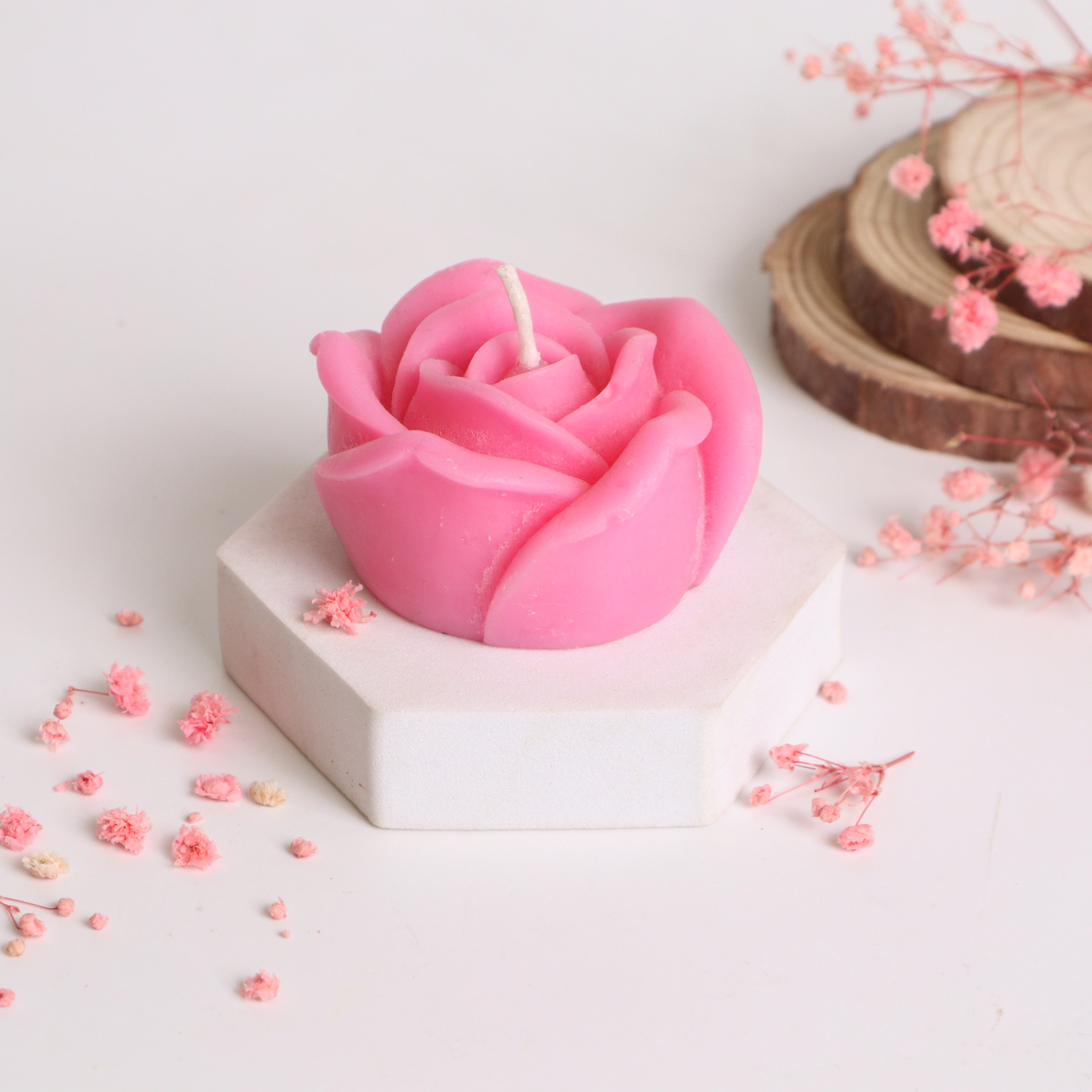 Rose Whisper Candle (set of 2)