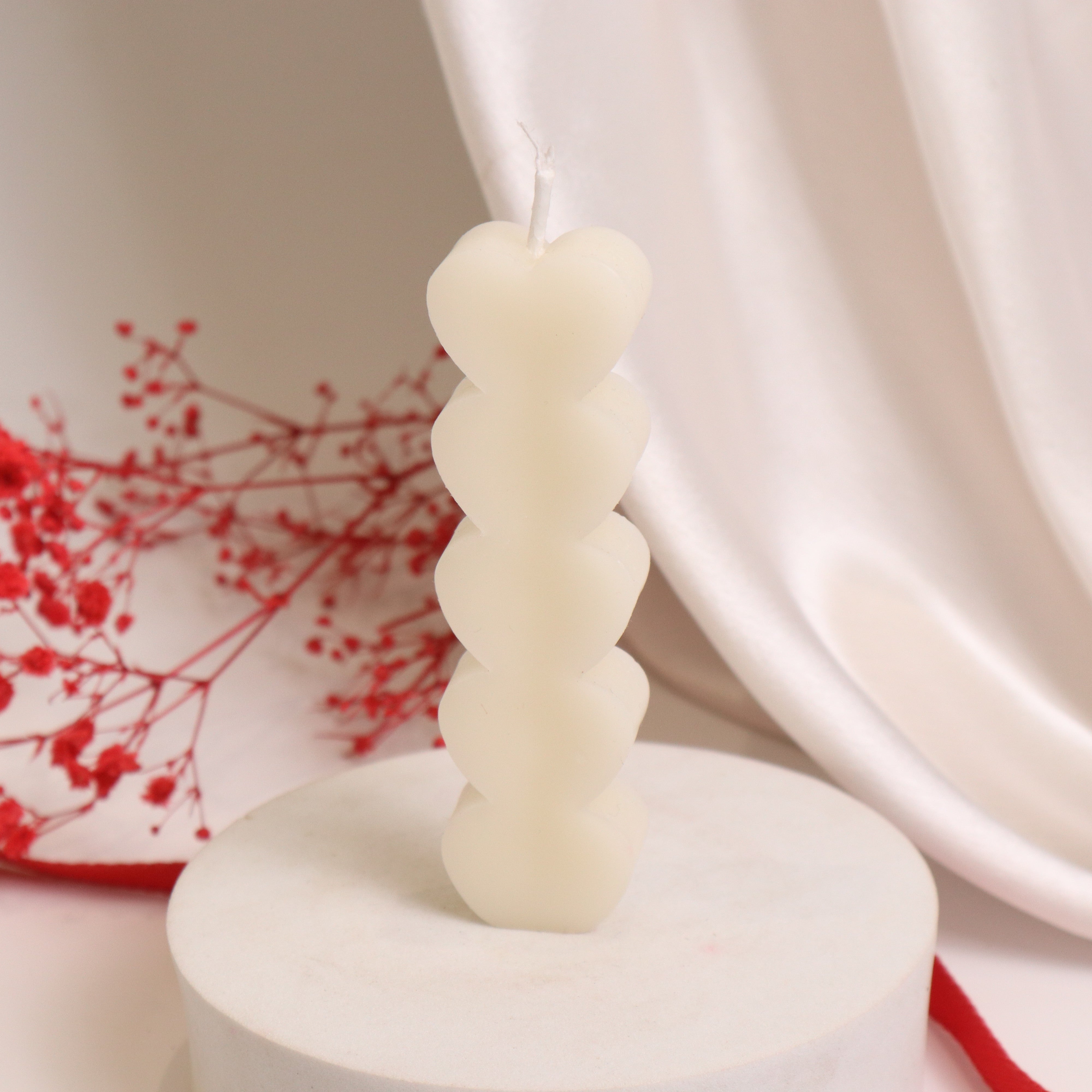 Heart Stack Candle