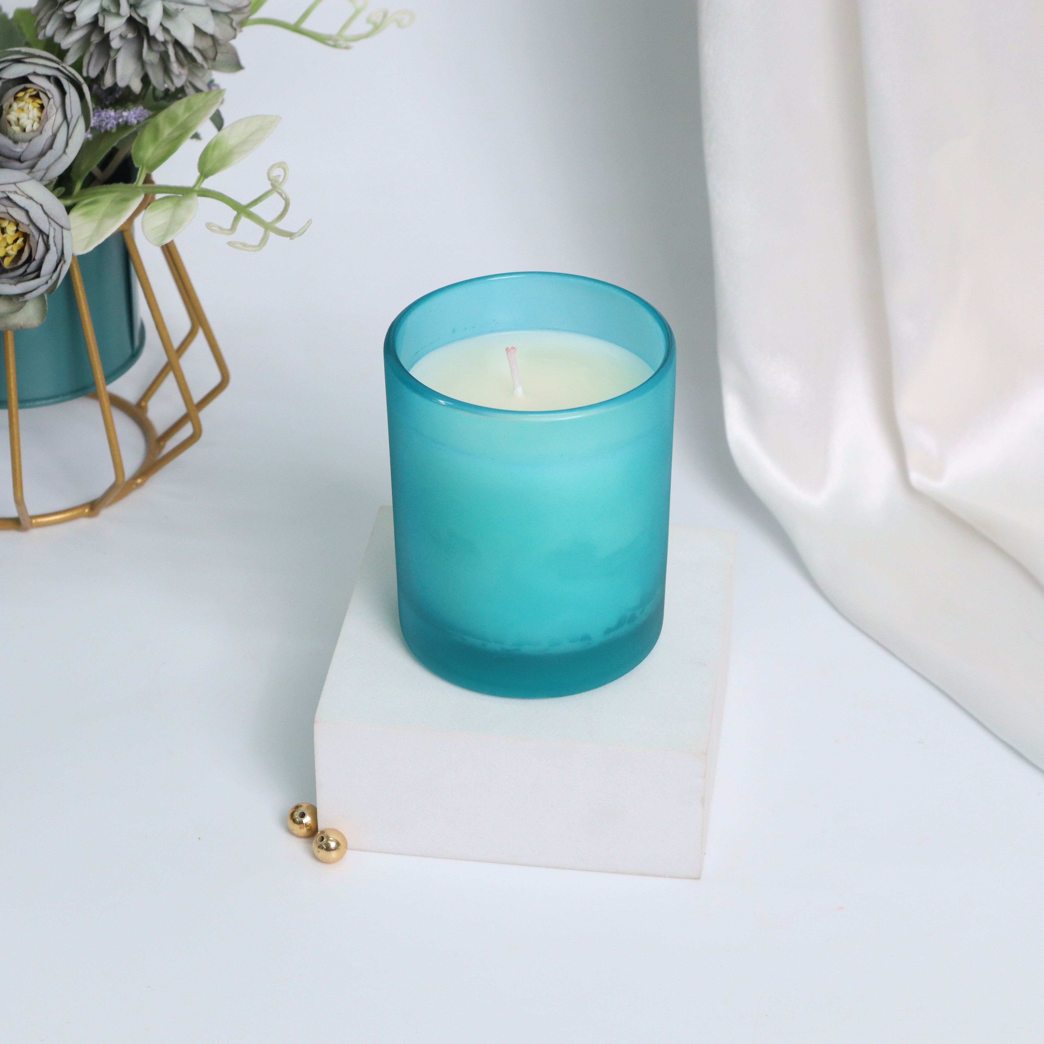 Pearl Frosted Glass Candle