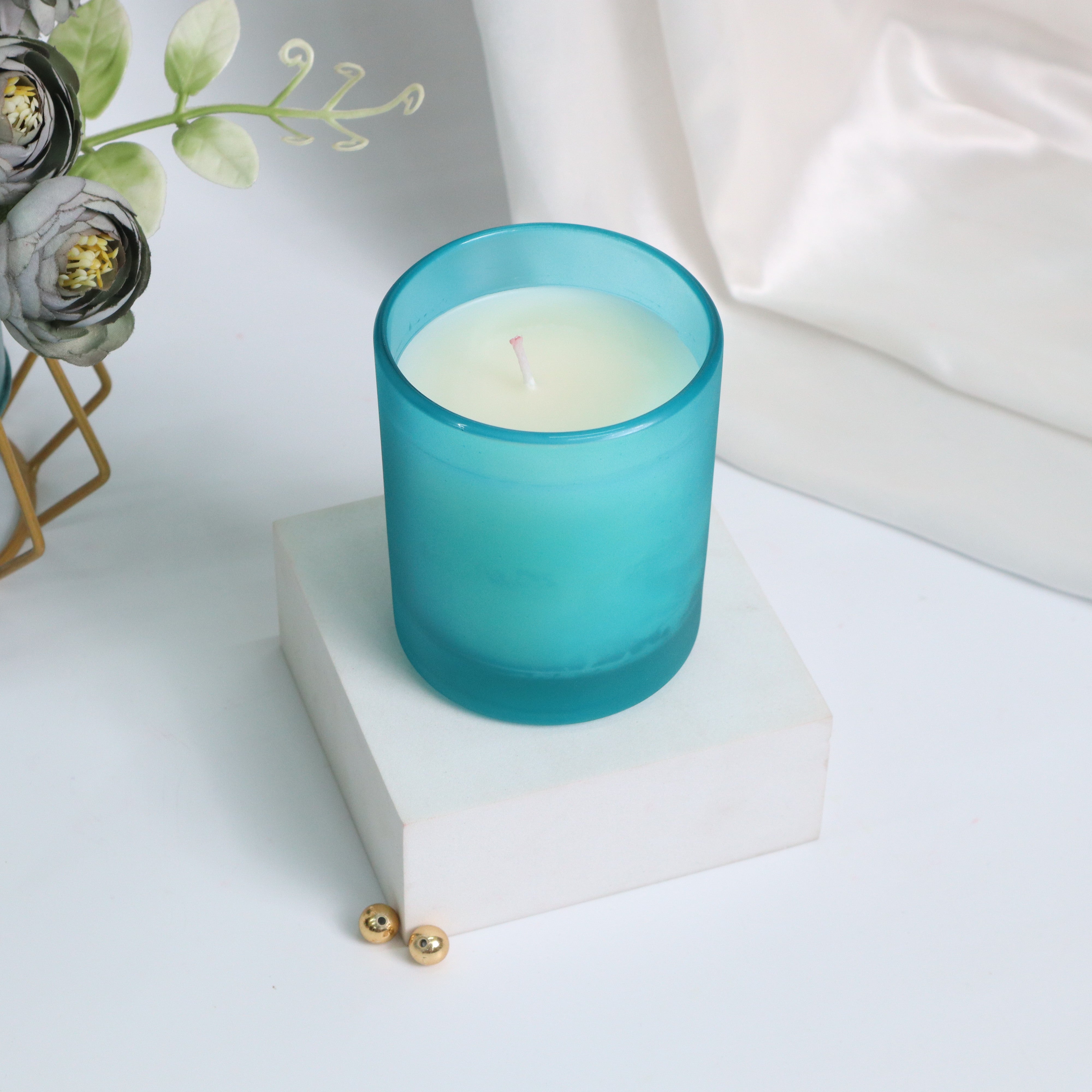 Pearl Frosted Glass Candle