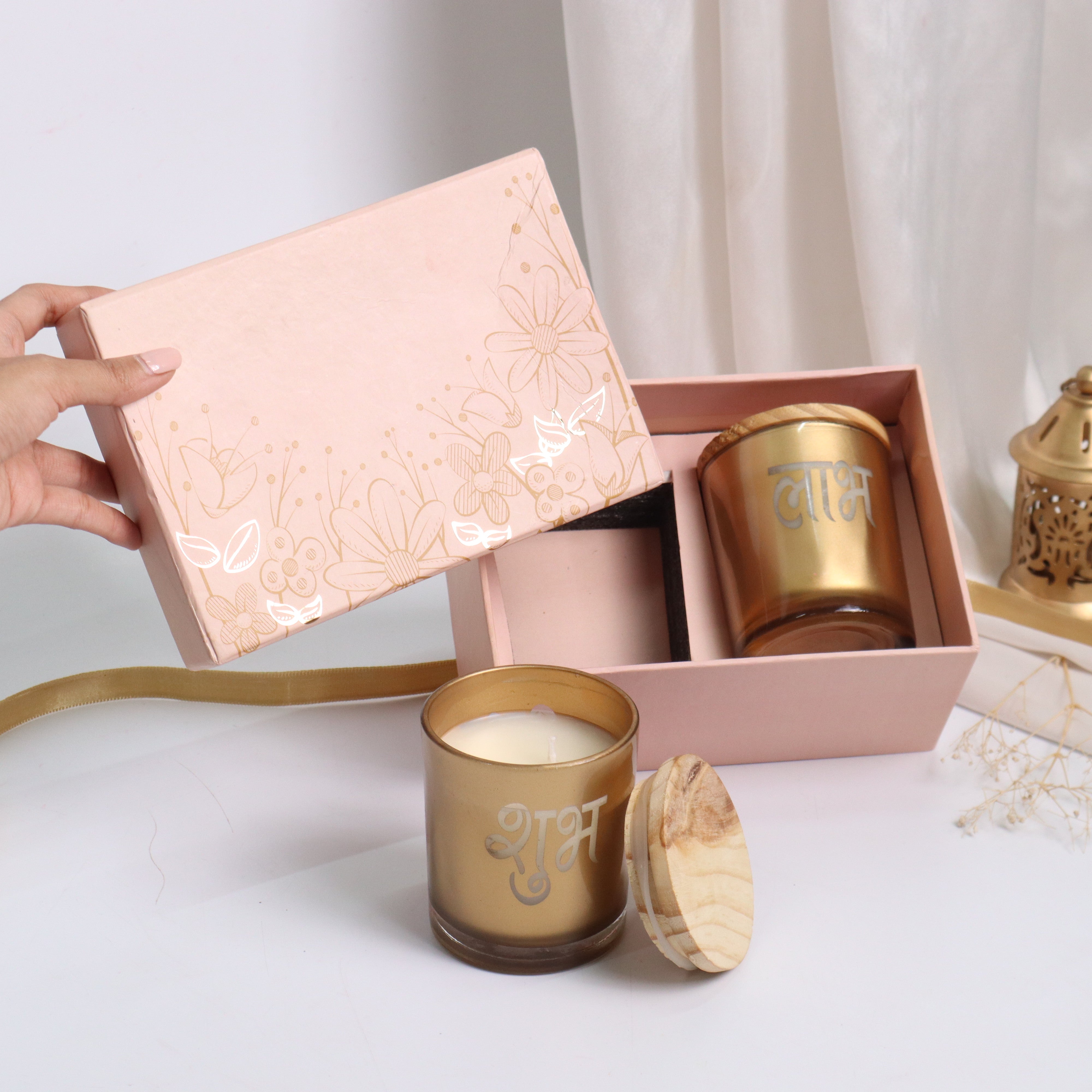 Shubh Labh Candle Gift Set