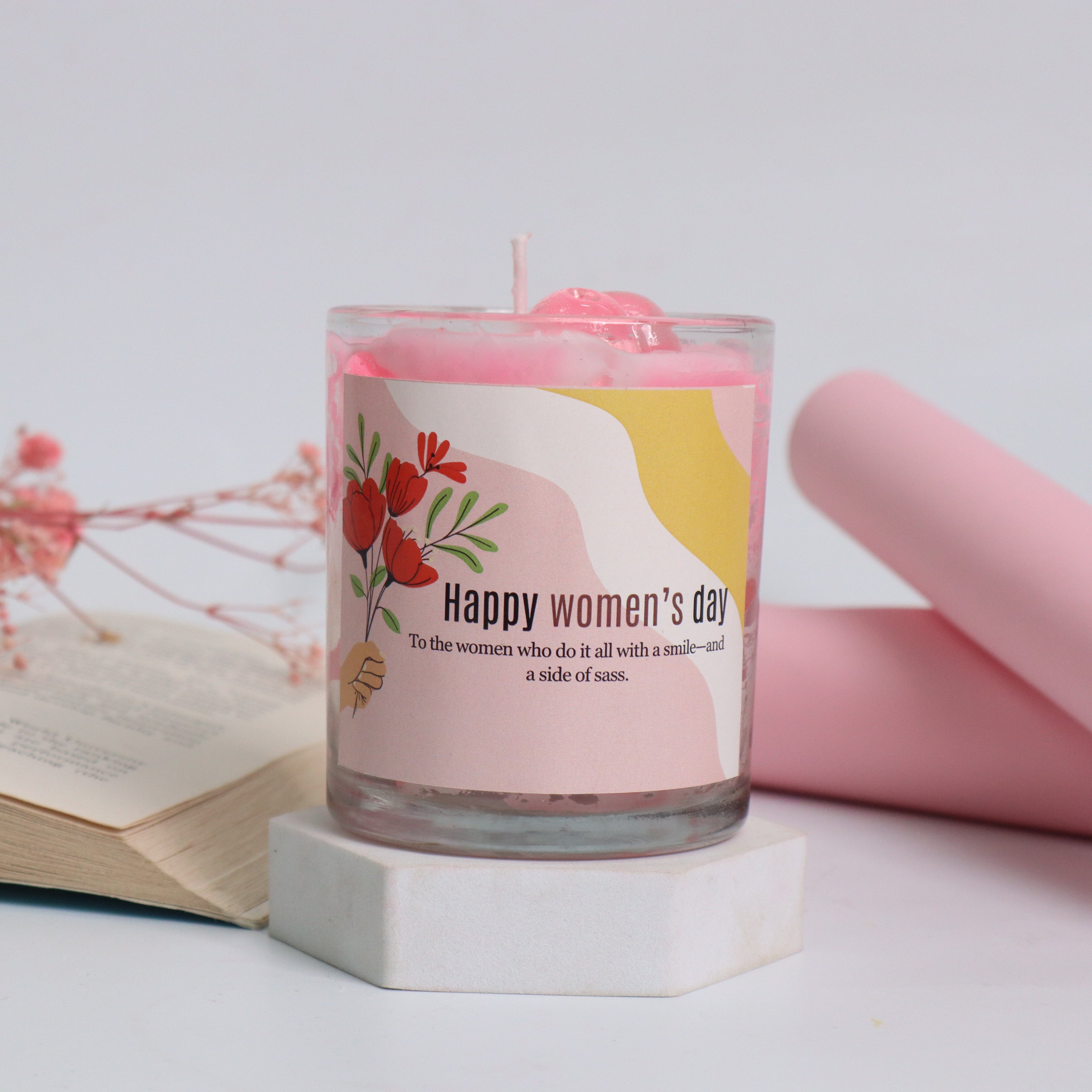 Rose Ember Candle Jar