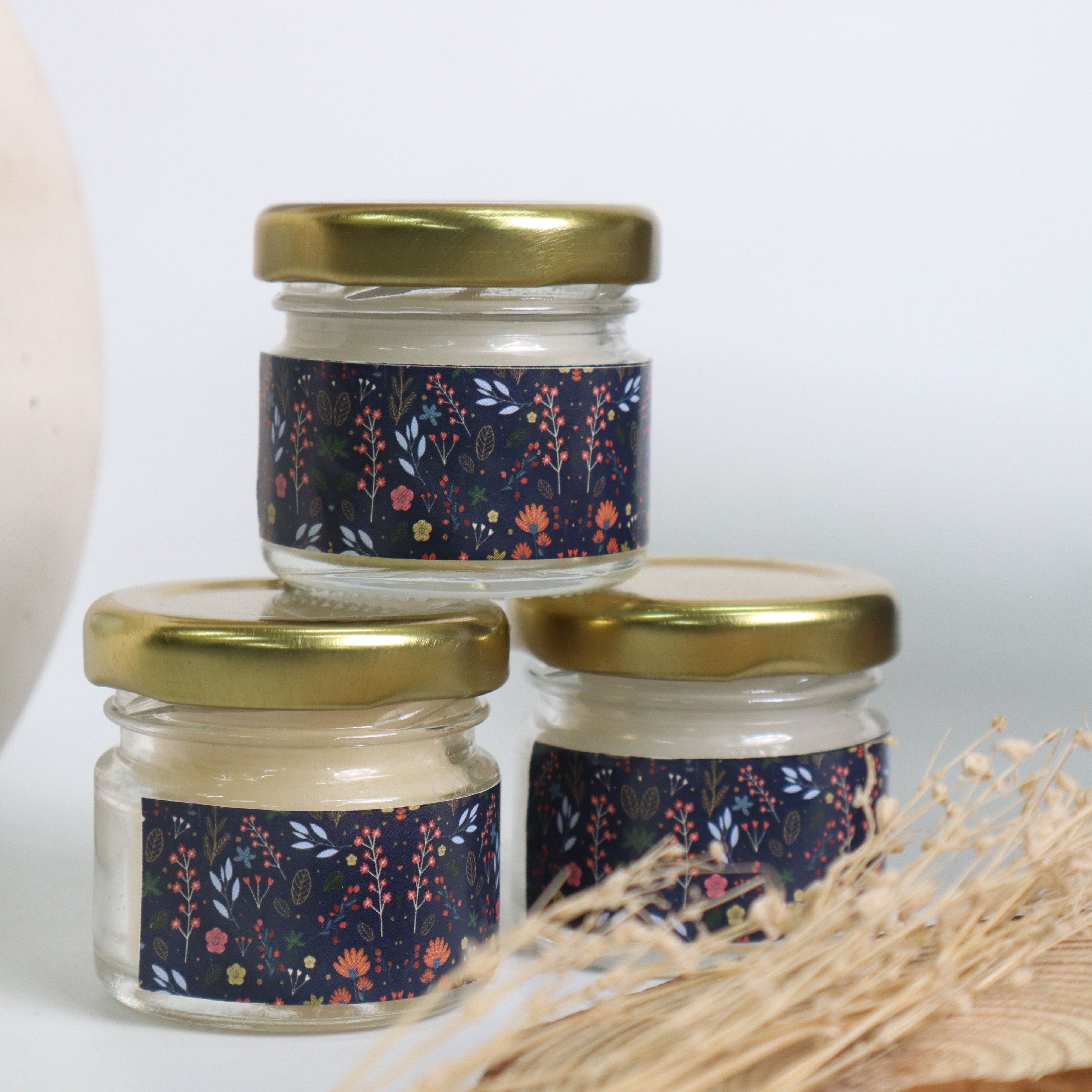 Stunning Blue Candle Gift Box