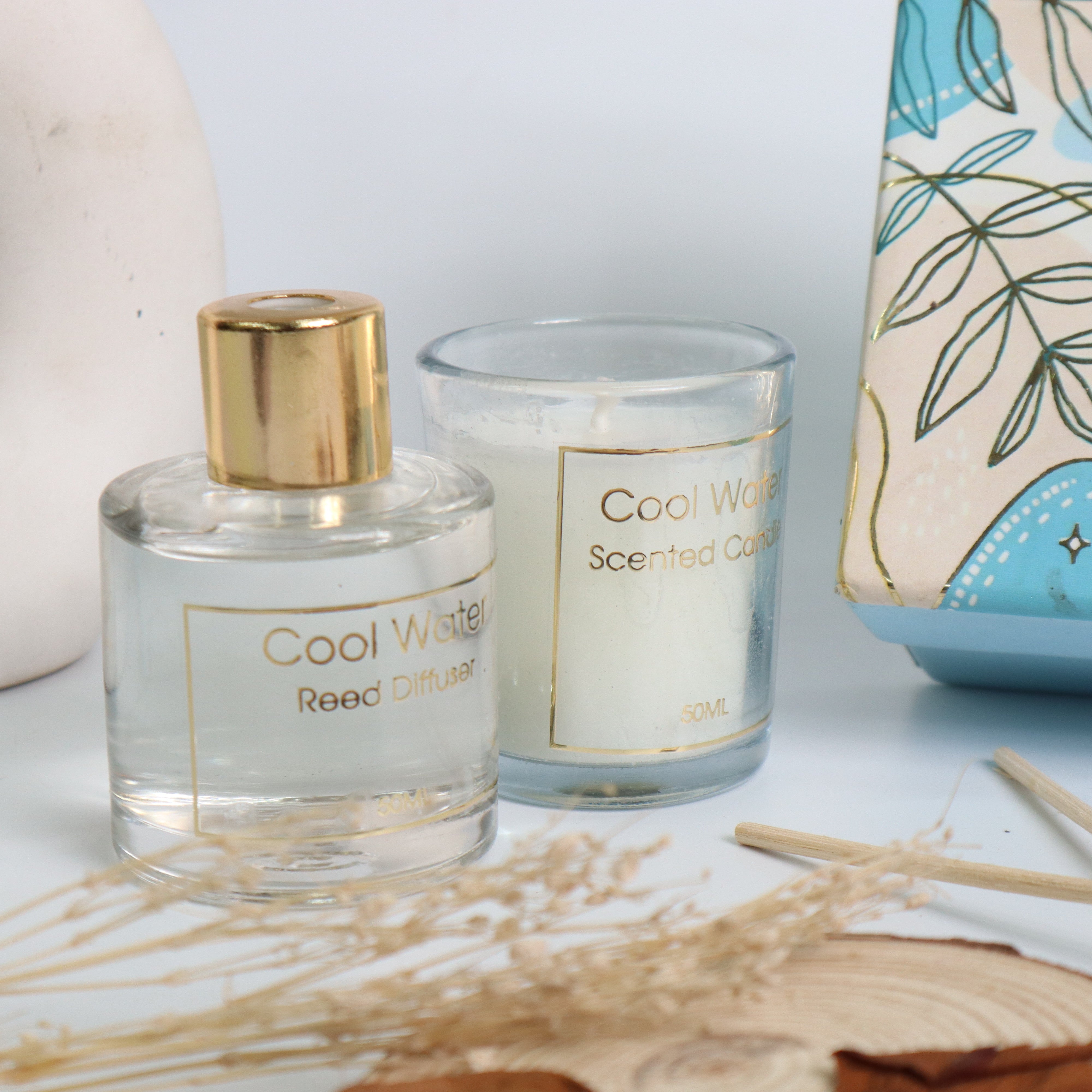 Inara Cool Water Reed Diffuser Set