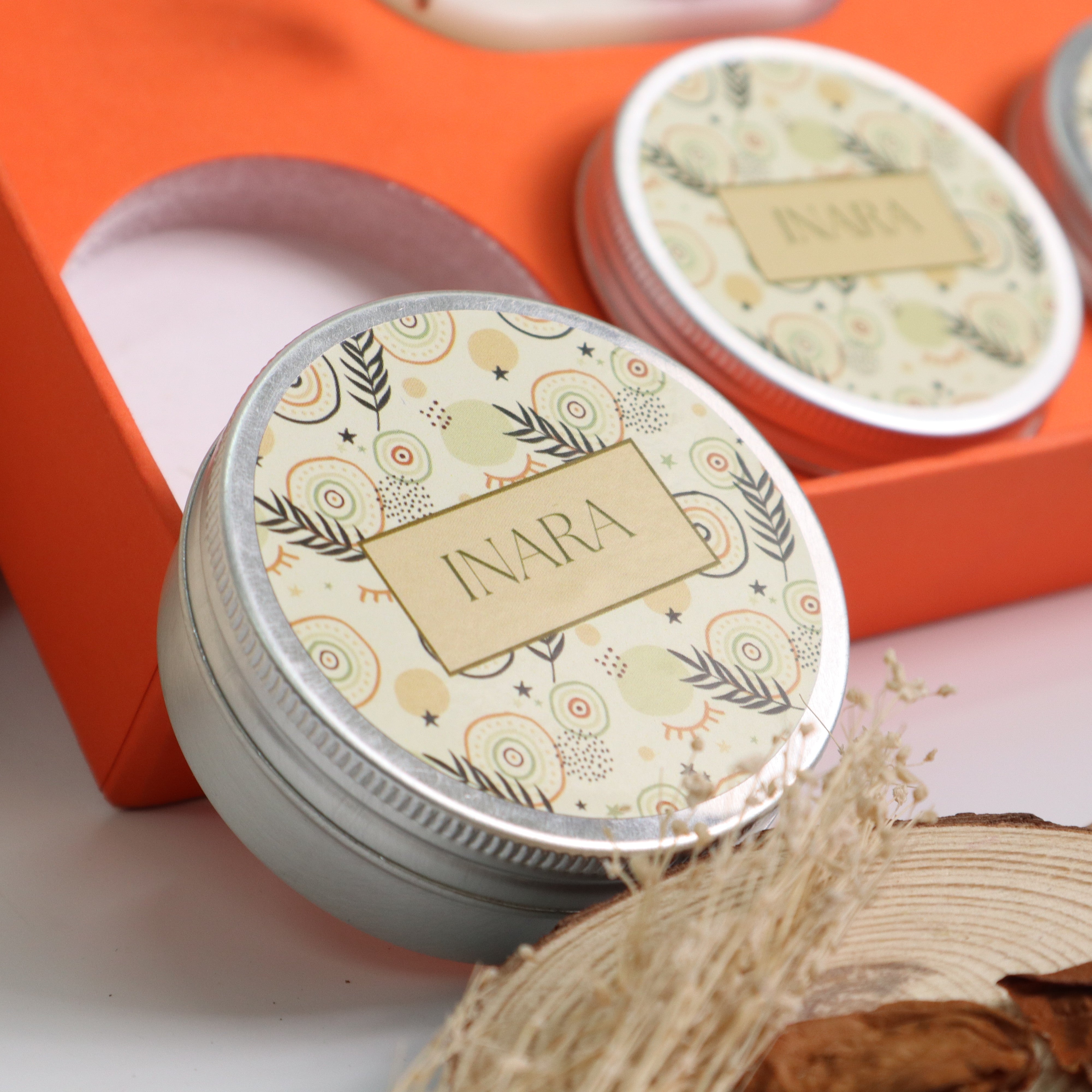 Inara Tin Candle Set