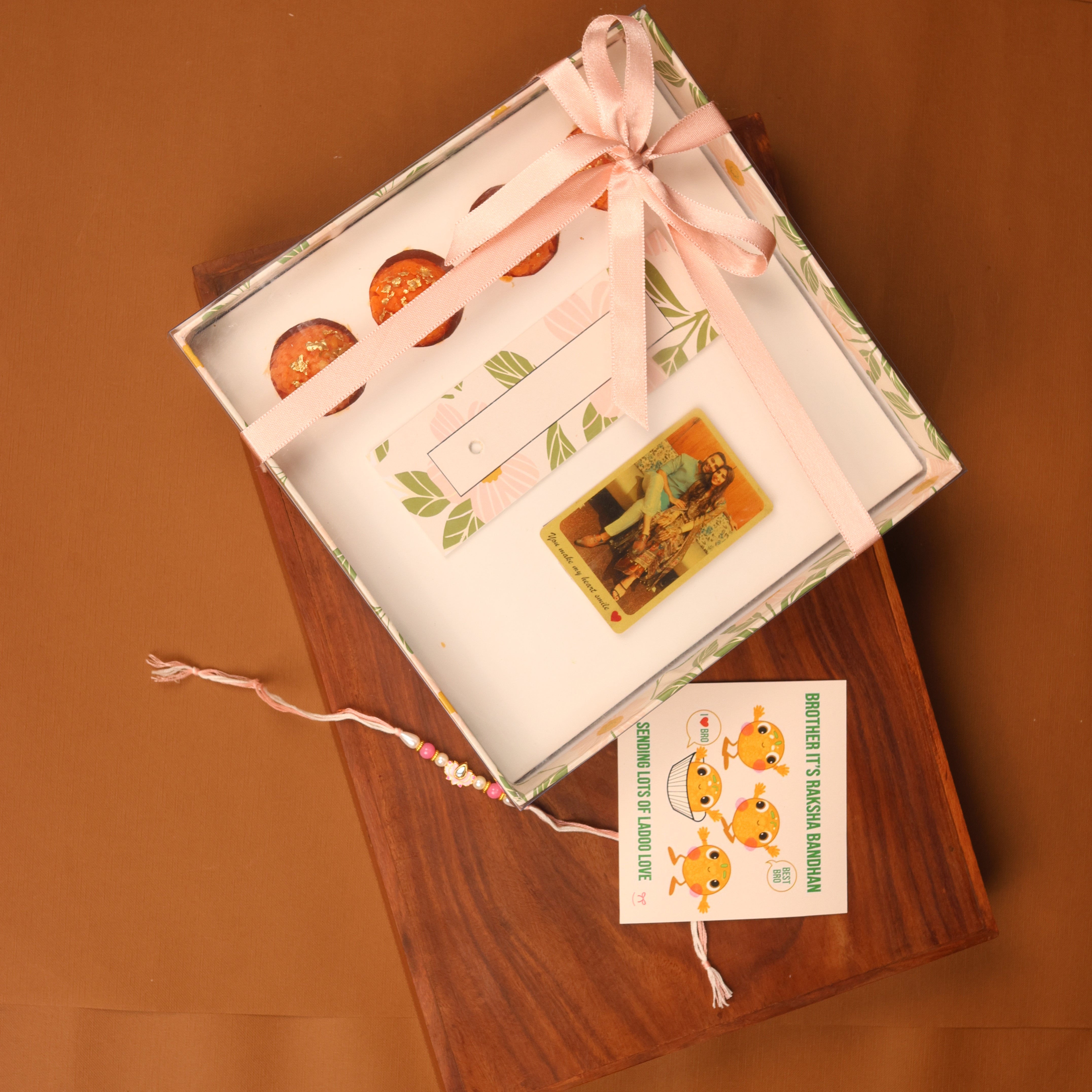 Rakhi Delight: Personalized Gift Box of Love
