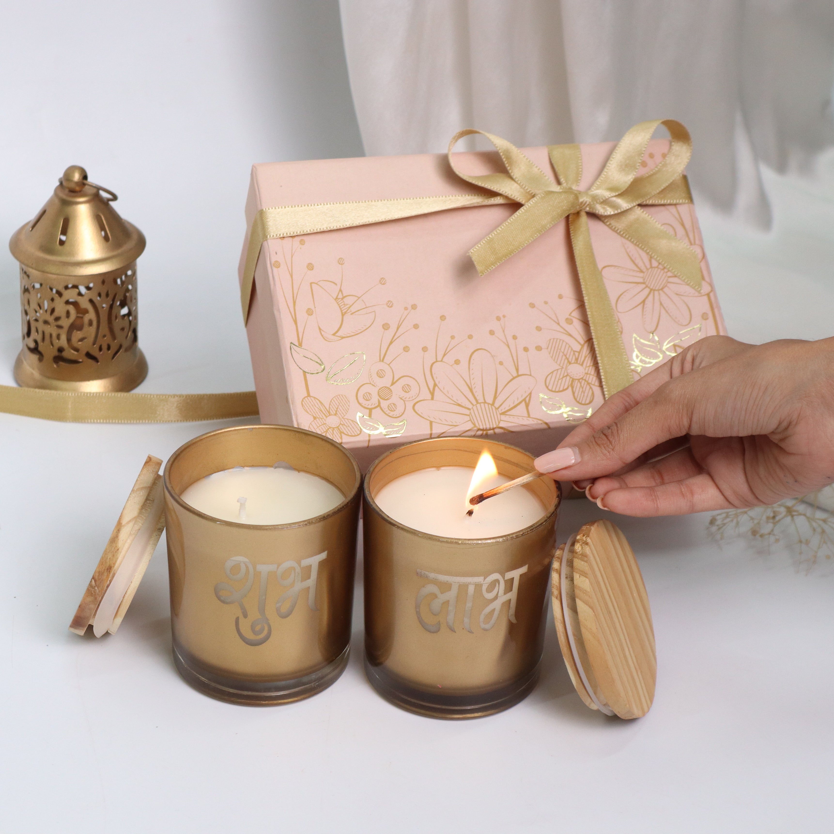 Shubh Labh Candle Gift Set