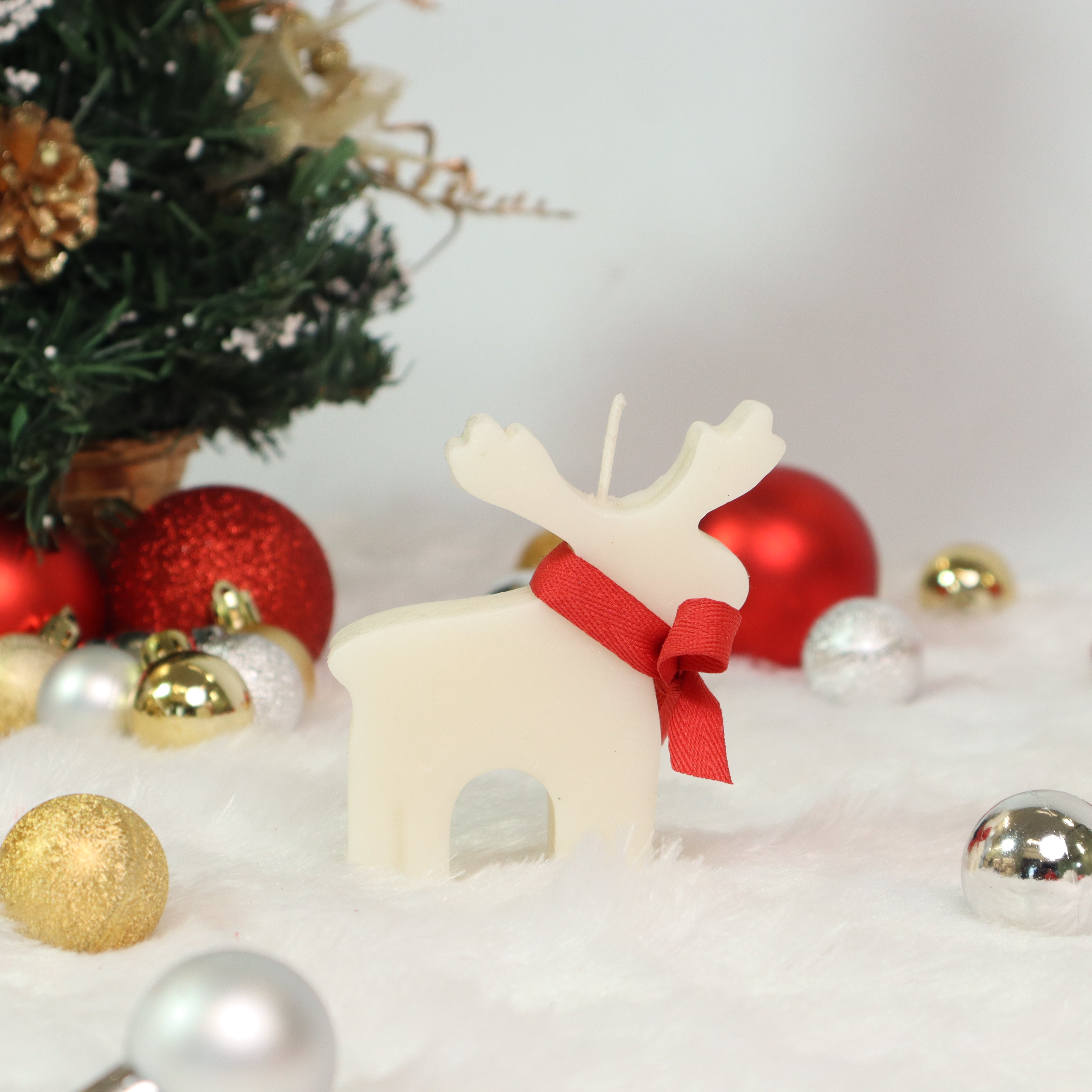 Christmas Reindeer Candle