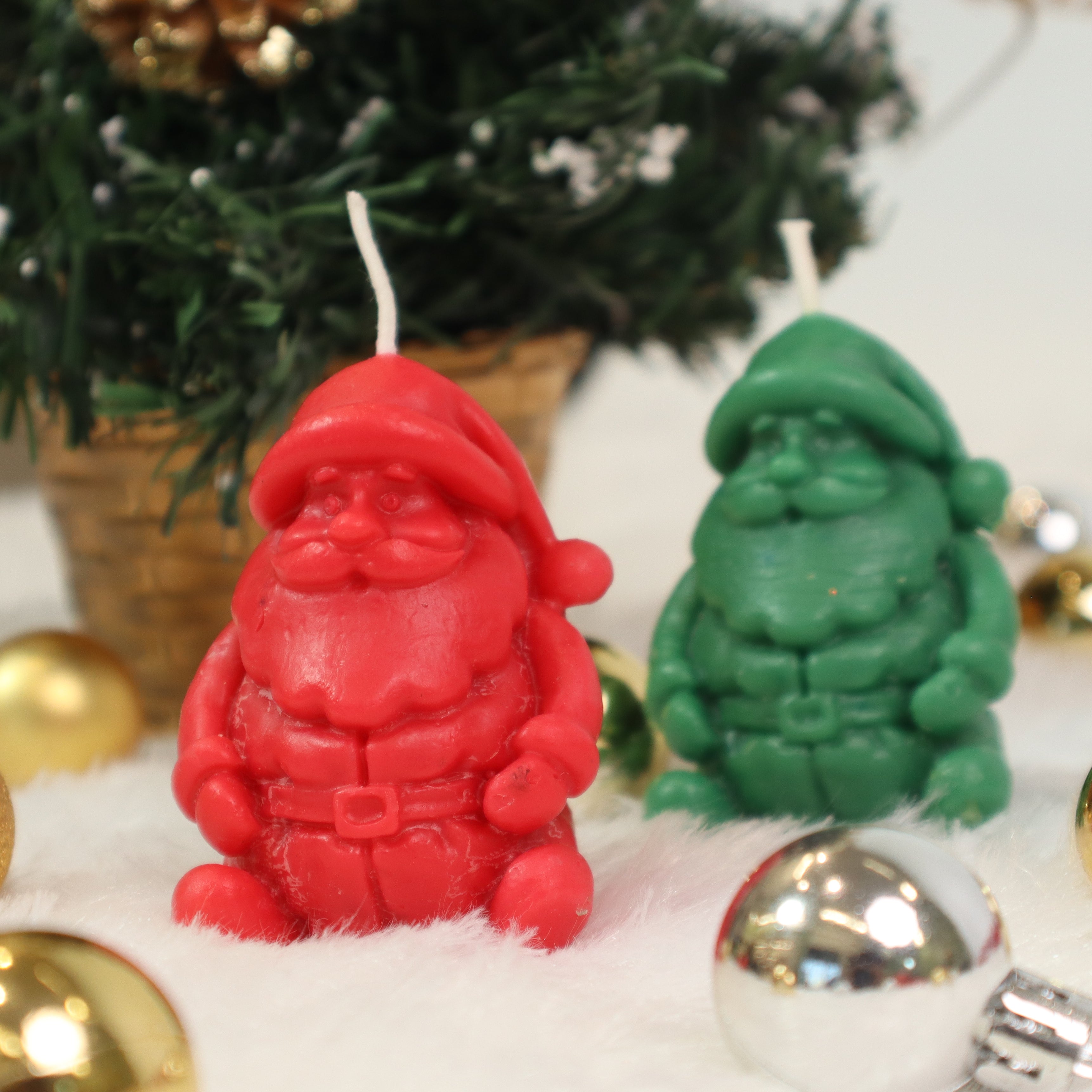 Jolly Claus Candles