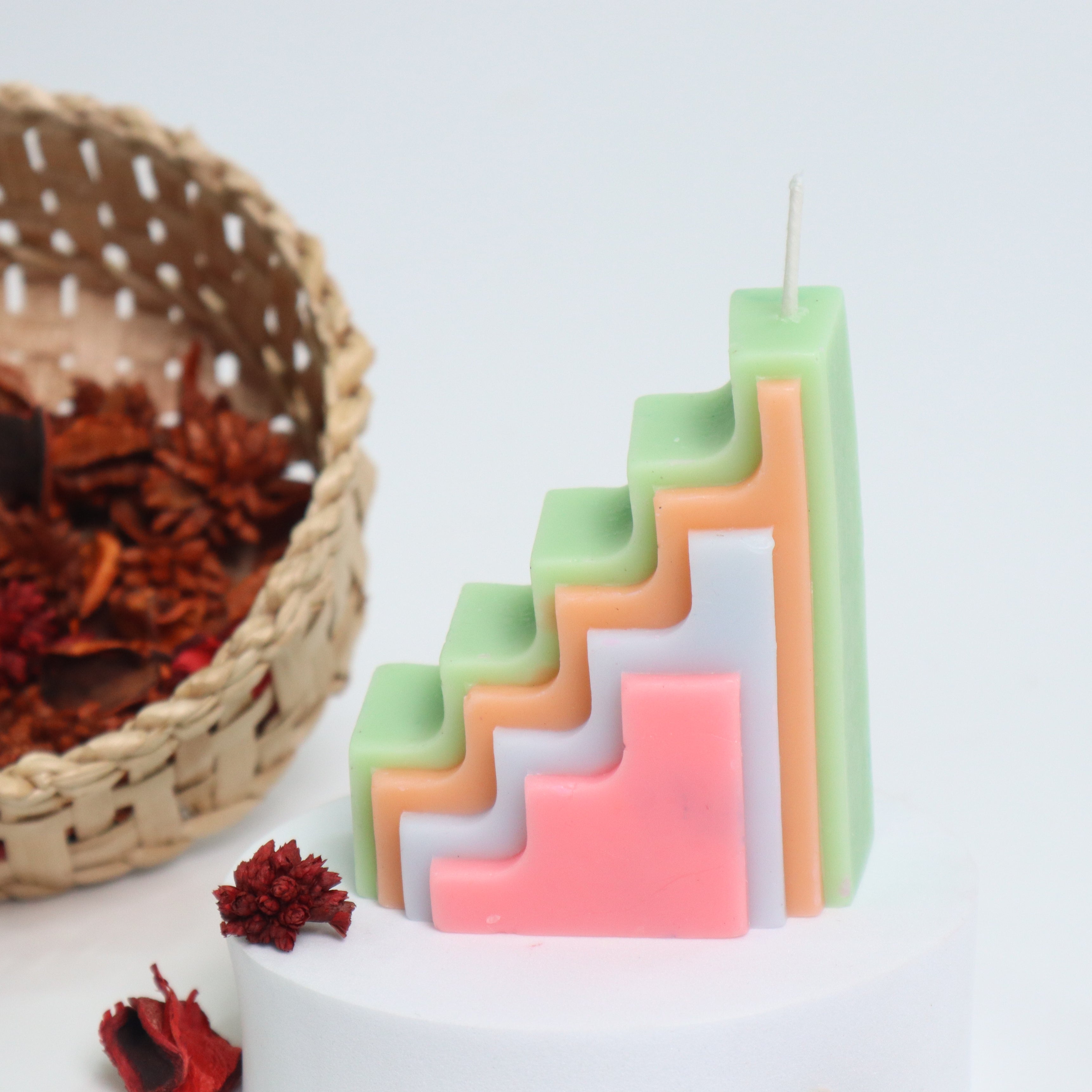 Geometrical Stair Candle