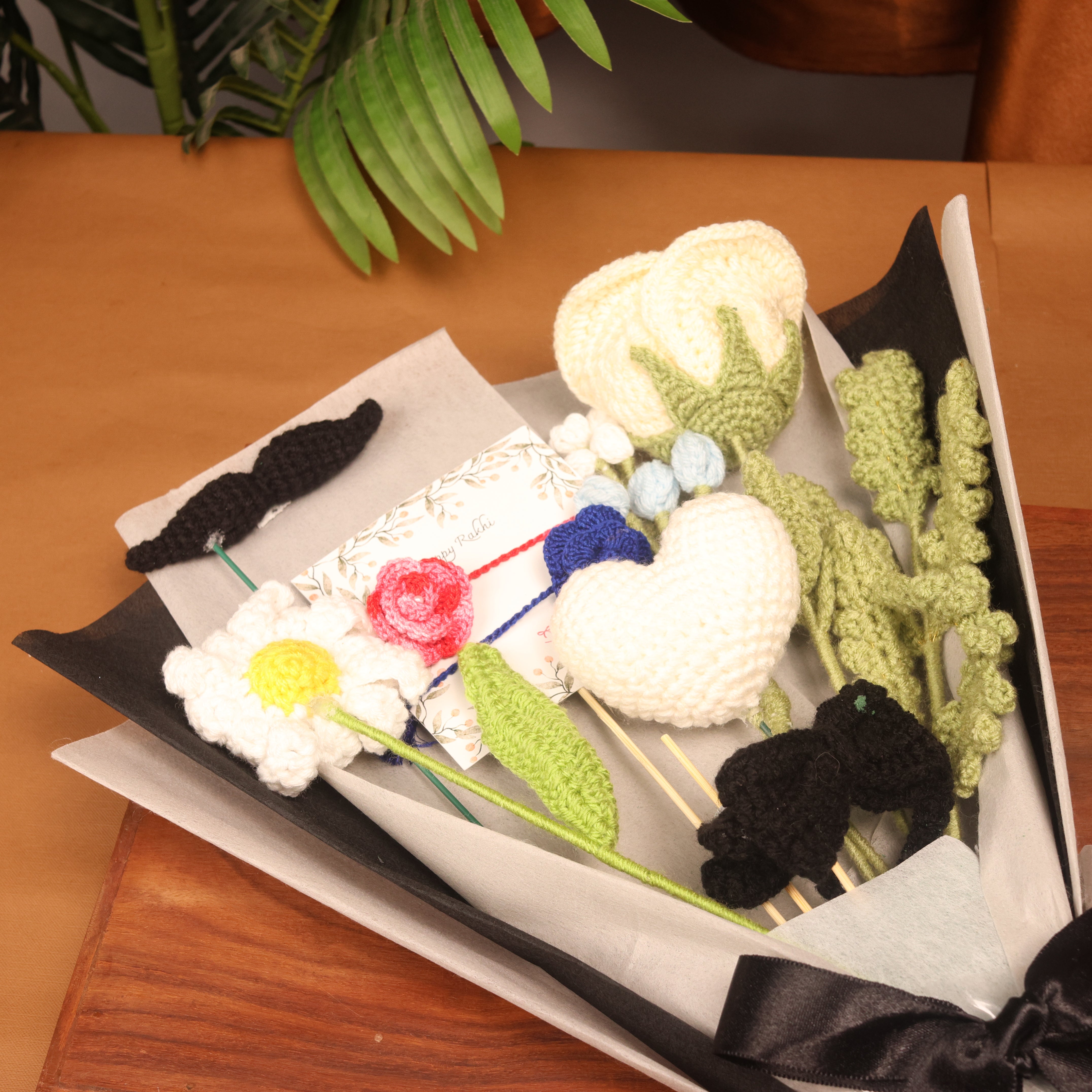 The Blossom Bond Rakhi & Lumba Set