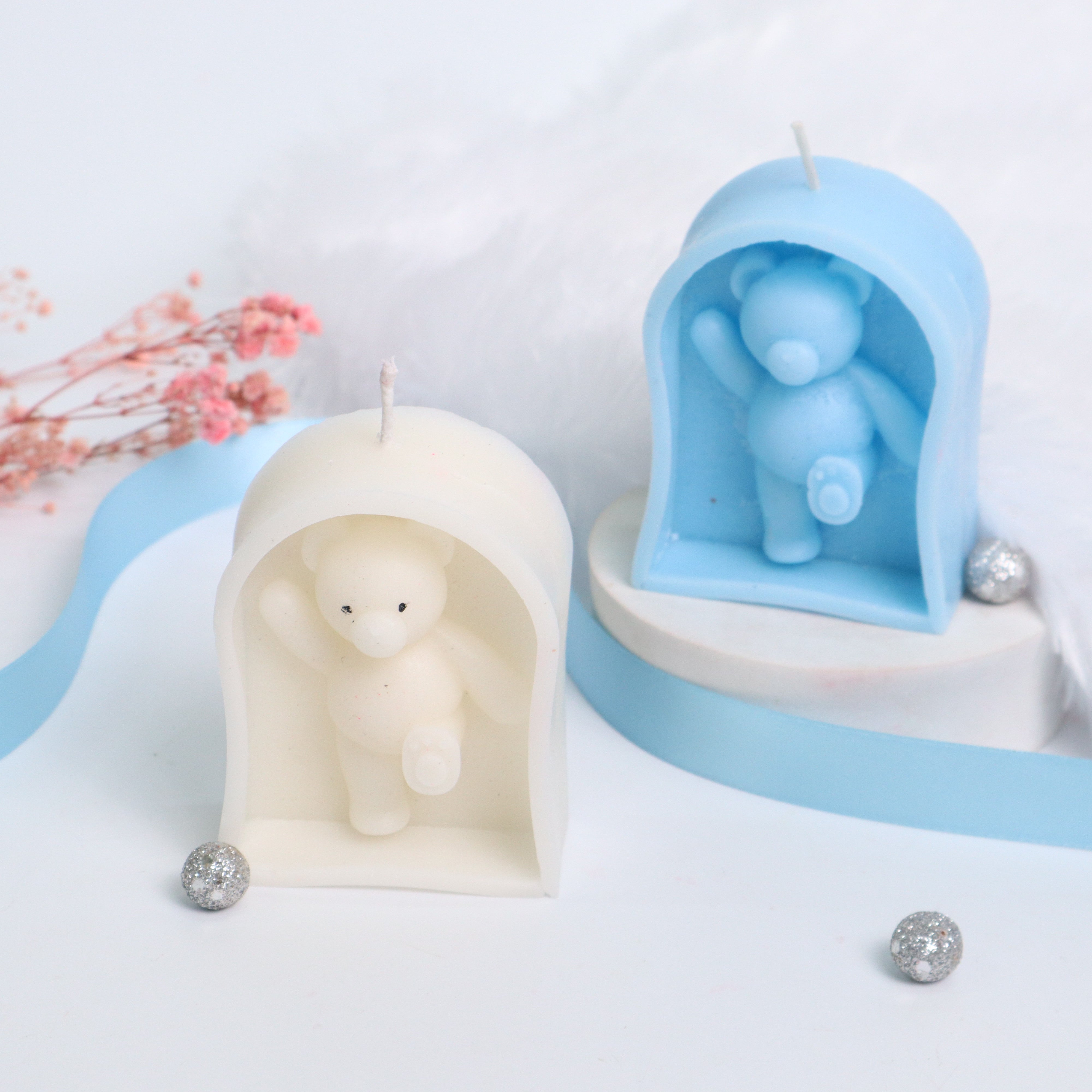 Dancing Teddy Candles