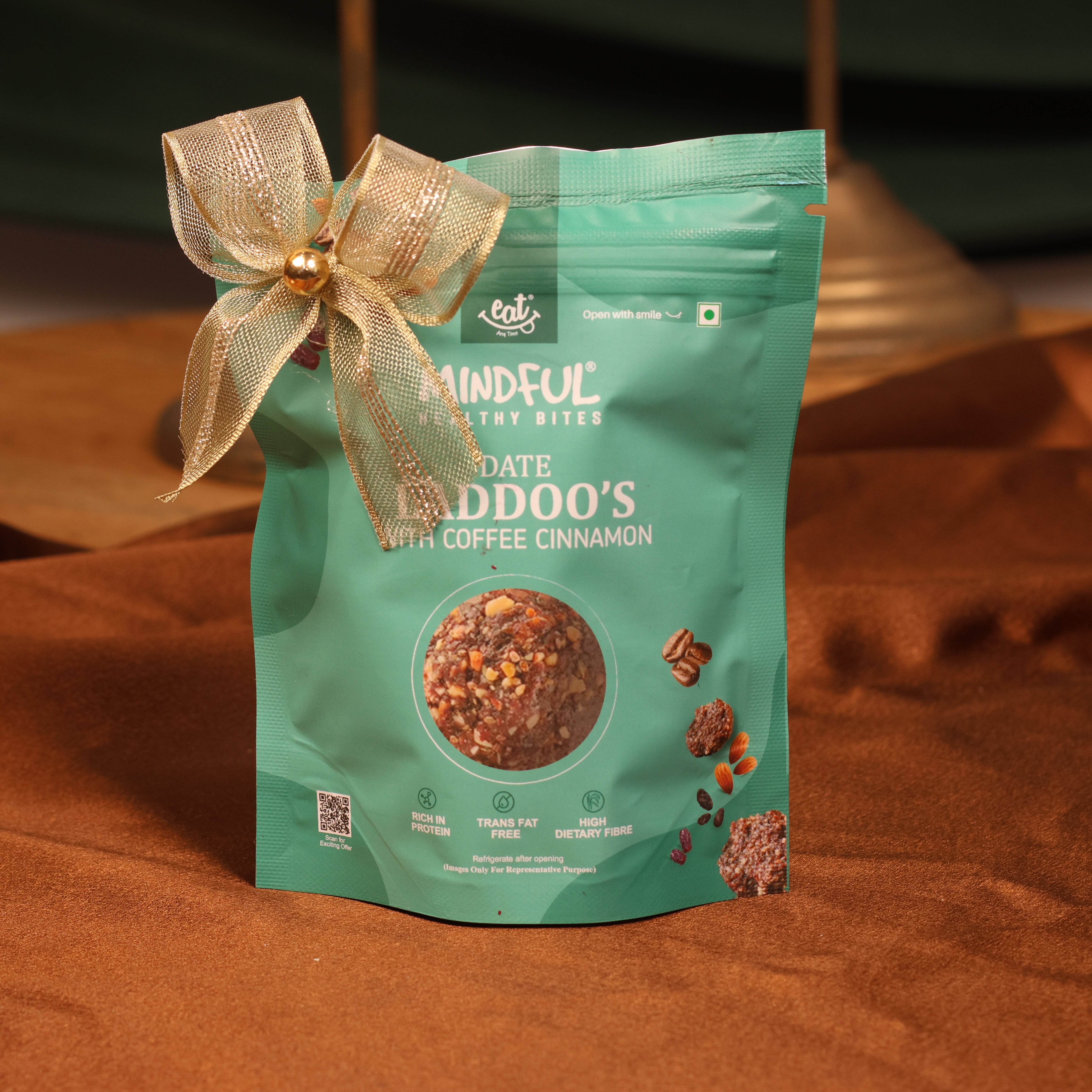 Golden Glow Diya & Treats Tray