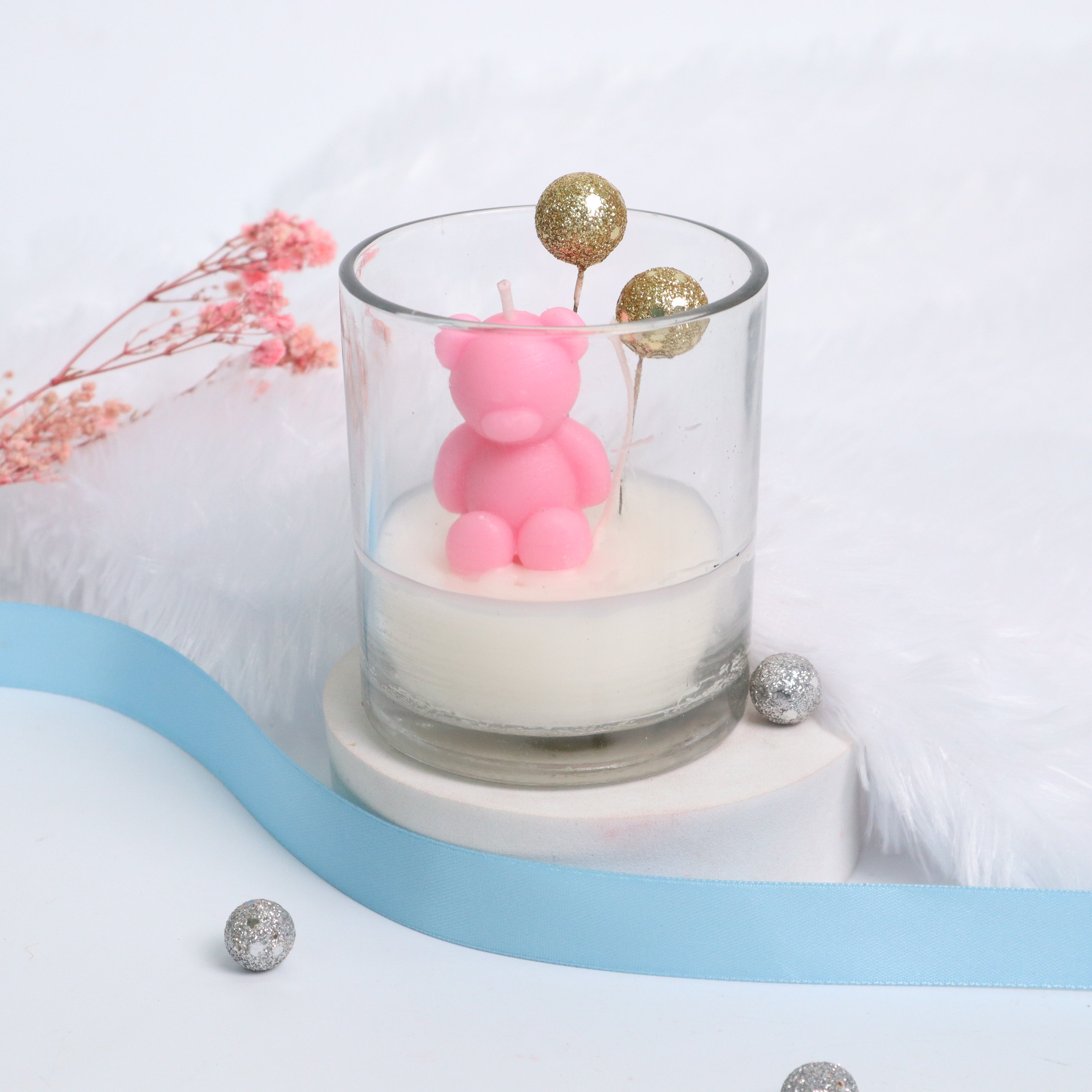 Pink Cuddle Candle Jar