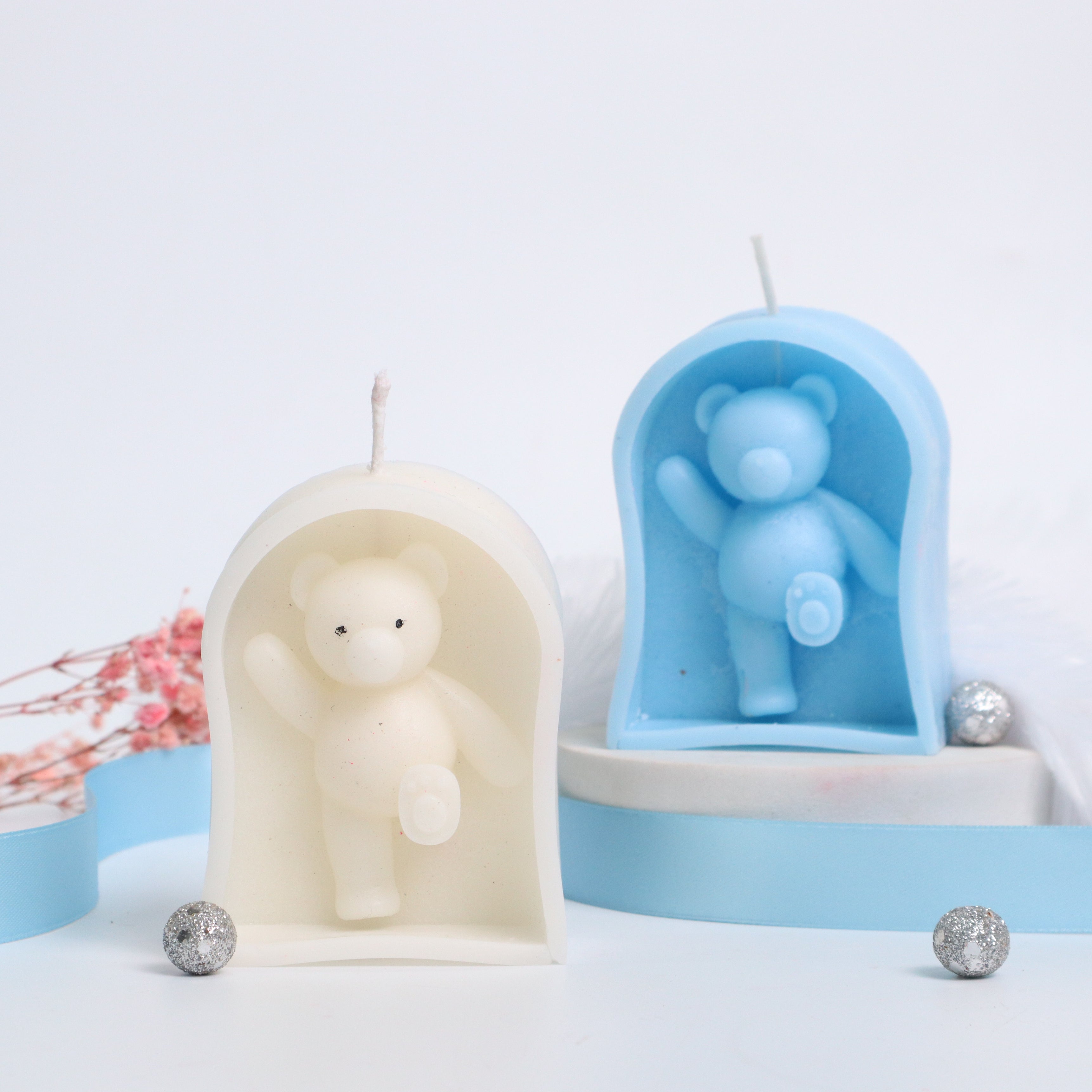 Dancing Teddy Candles