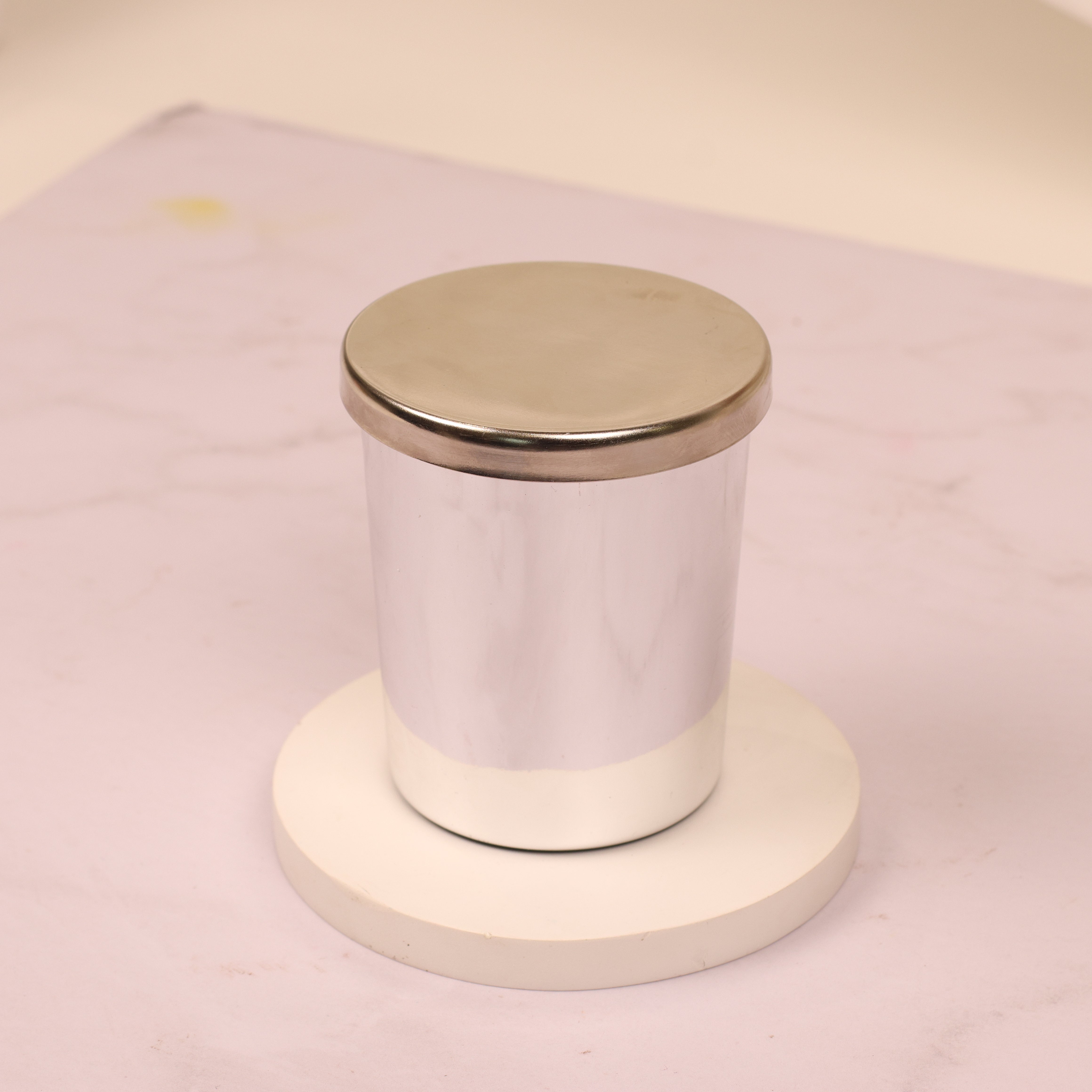 Luxe Shine Metallic Jar Candle with Wooden Wick