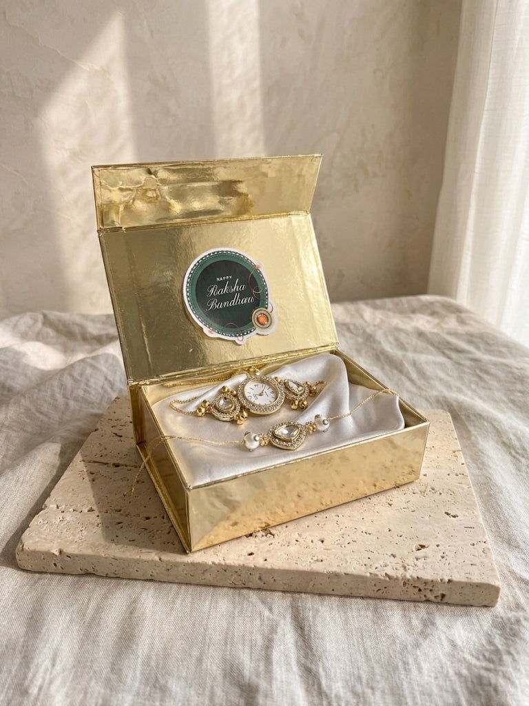 Elegant Rakhi Watch Set