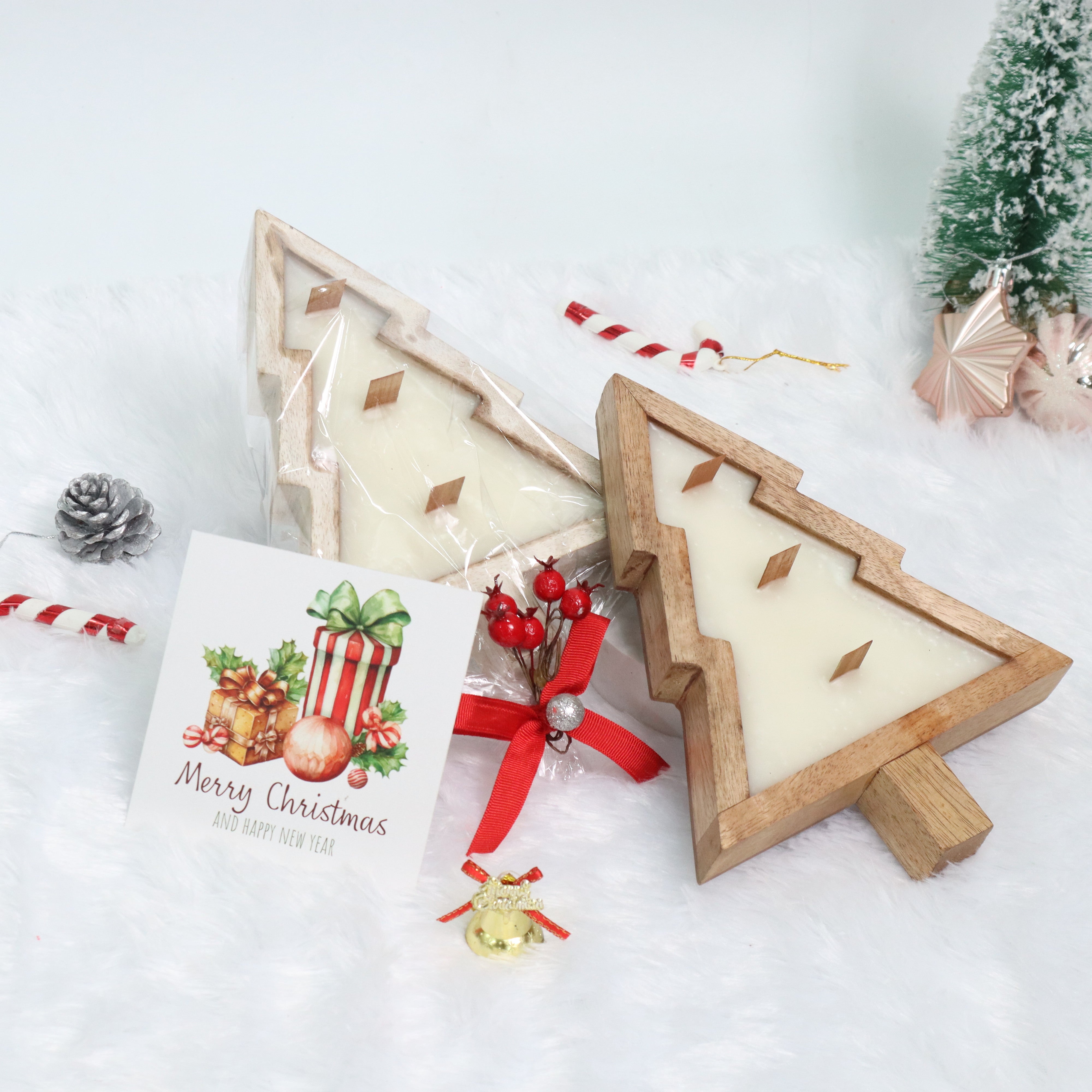 Winter Woods Candle Tray