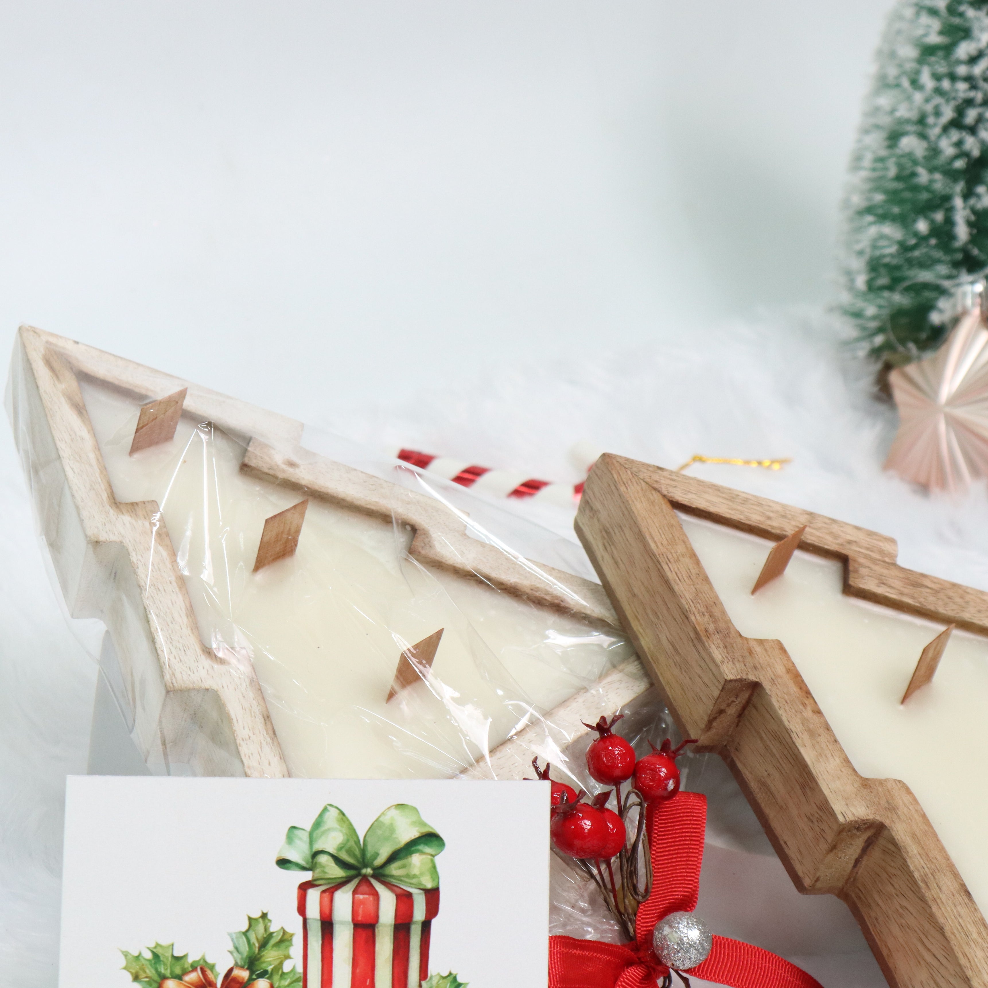 Winter Woods Candle Tray