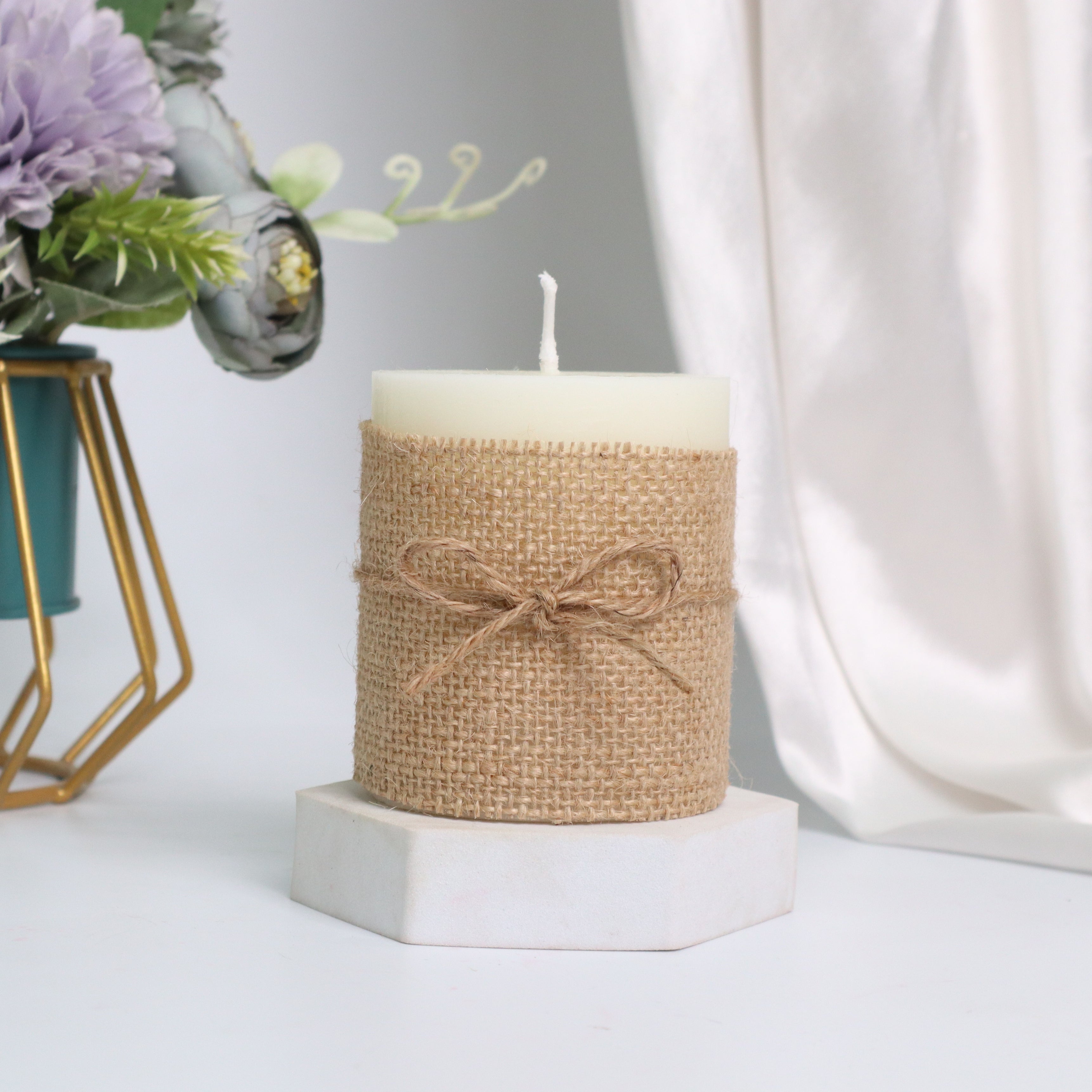 Rustic Glow Candle