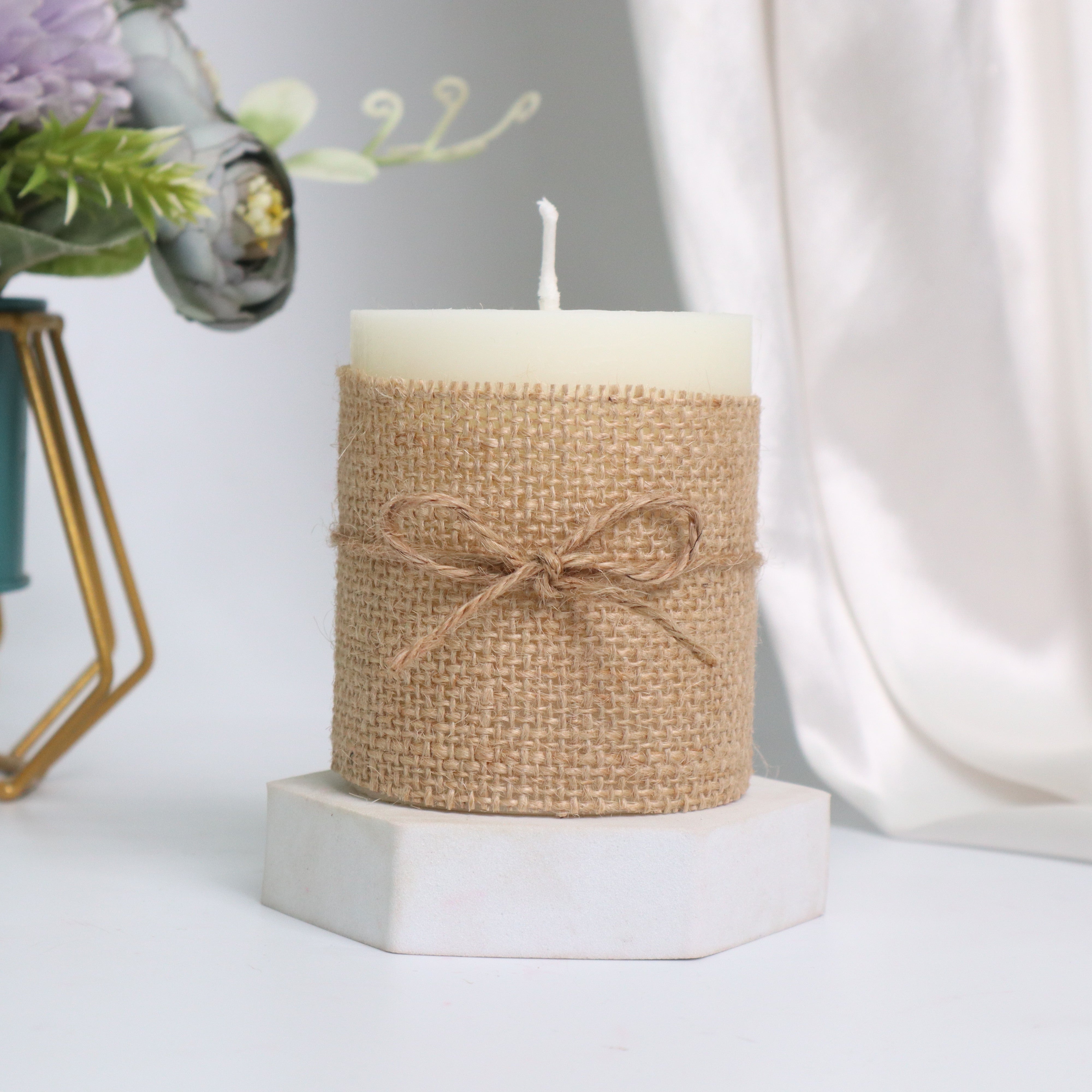 Rustic Glow Candle
