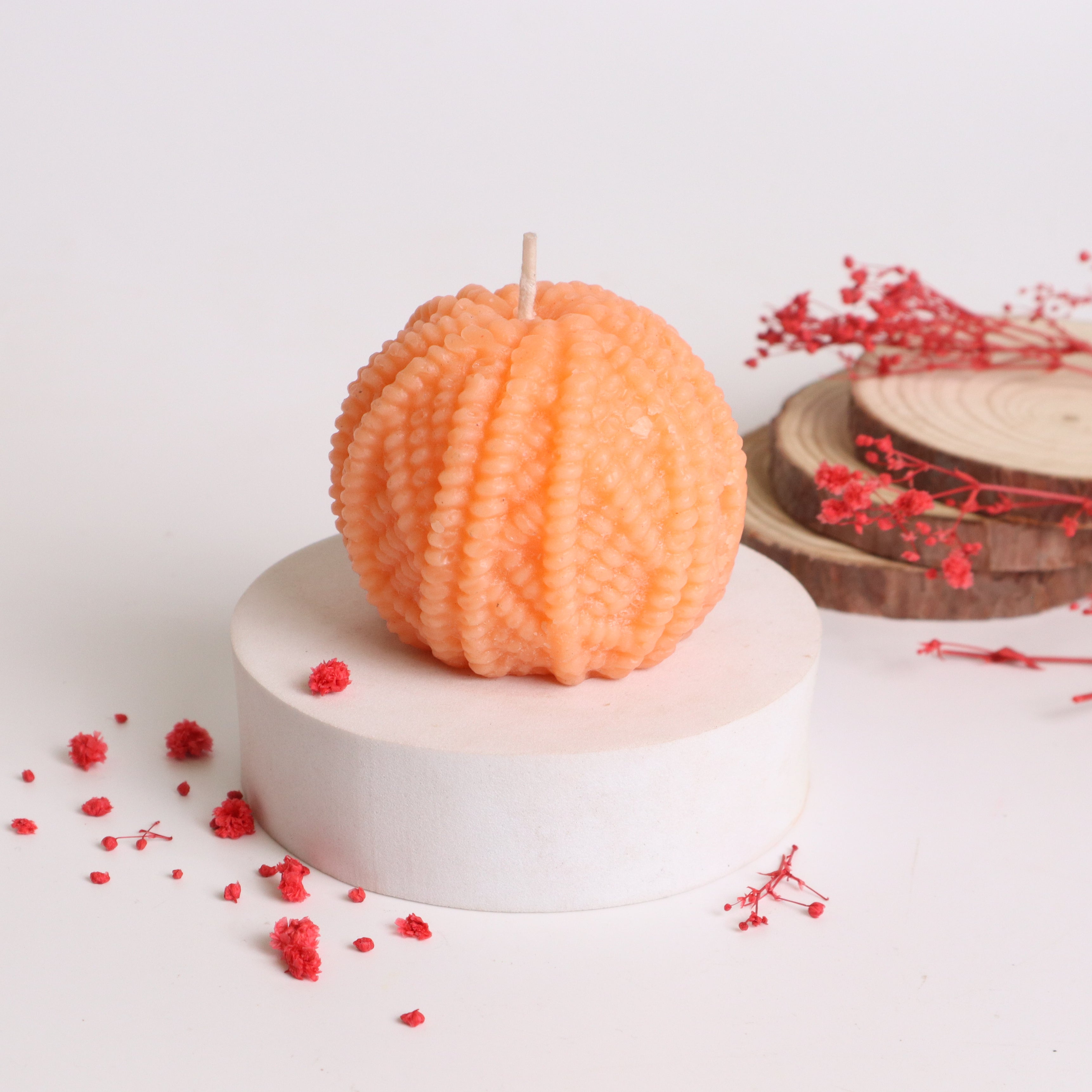 Woolen Yarn Shaped Candle