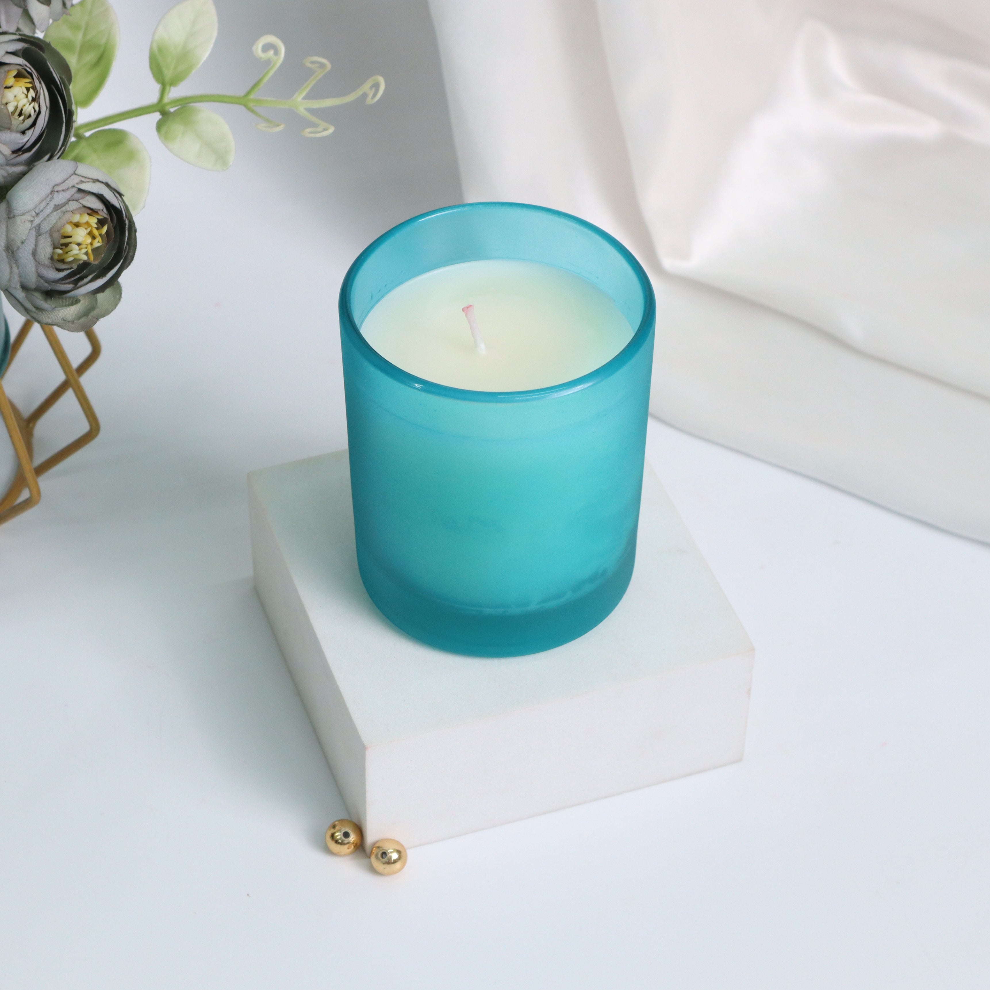 Pearl Frosted Glass Candle