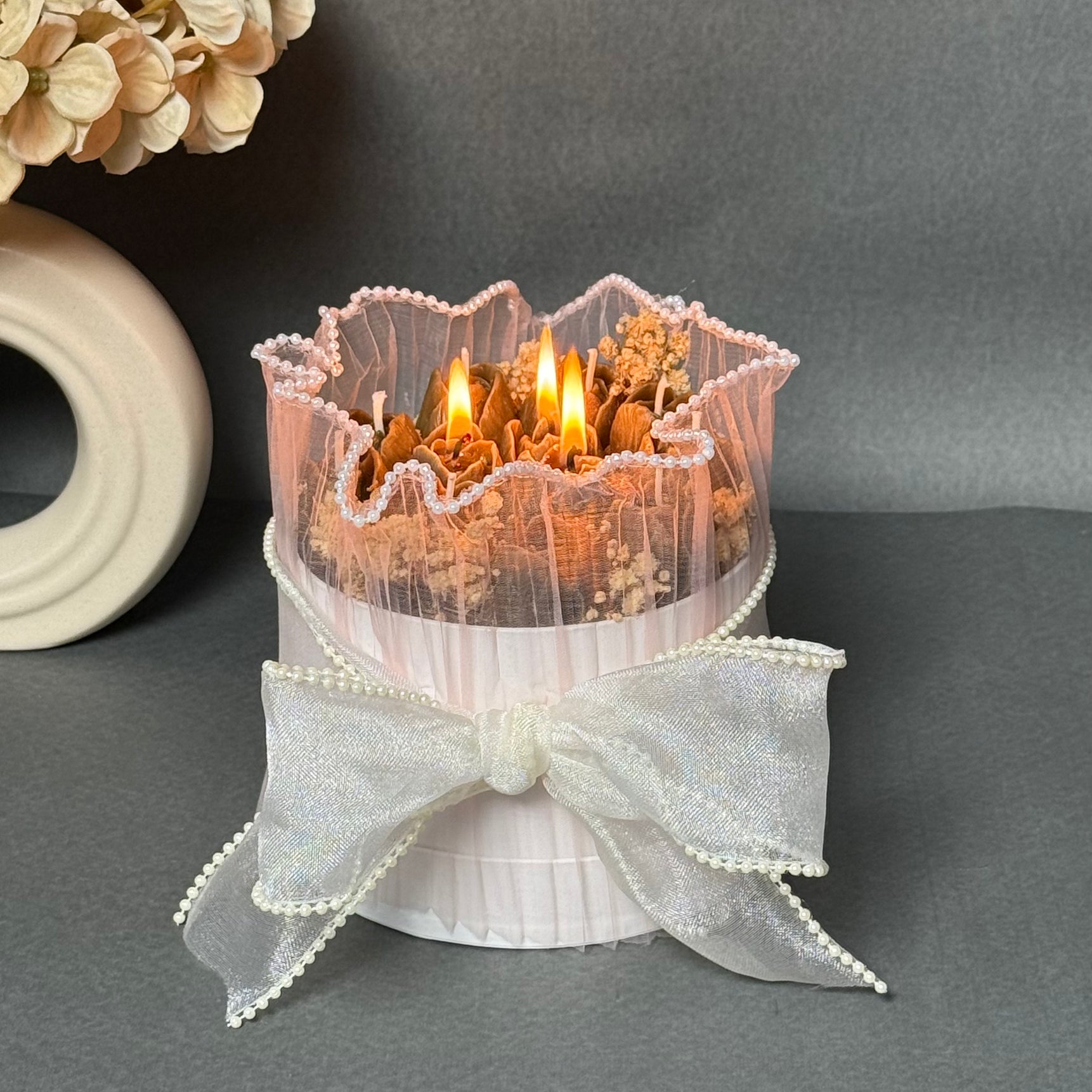 Pearl Bloom Luxe Candle