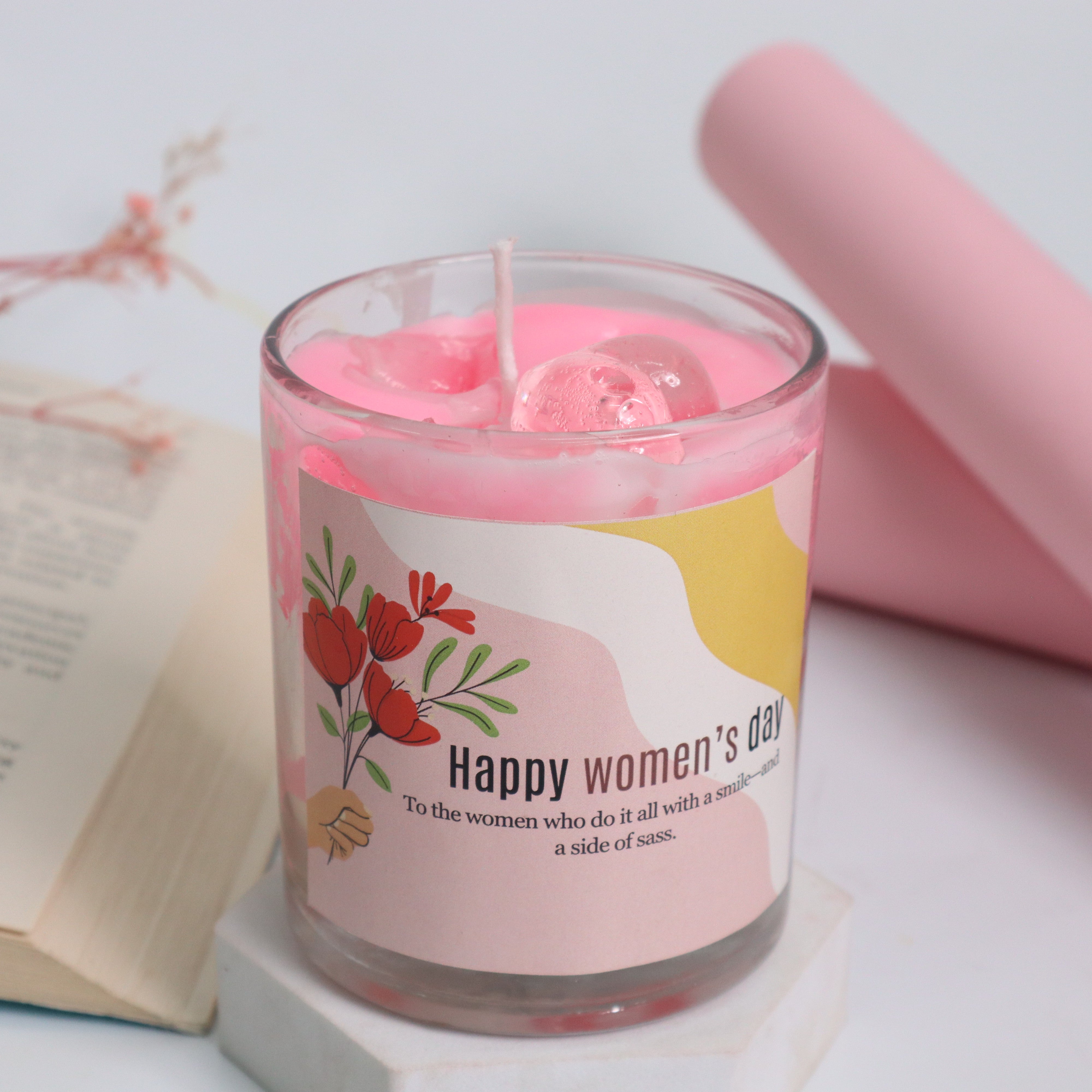 Rose Ember Candle Jar