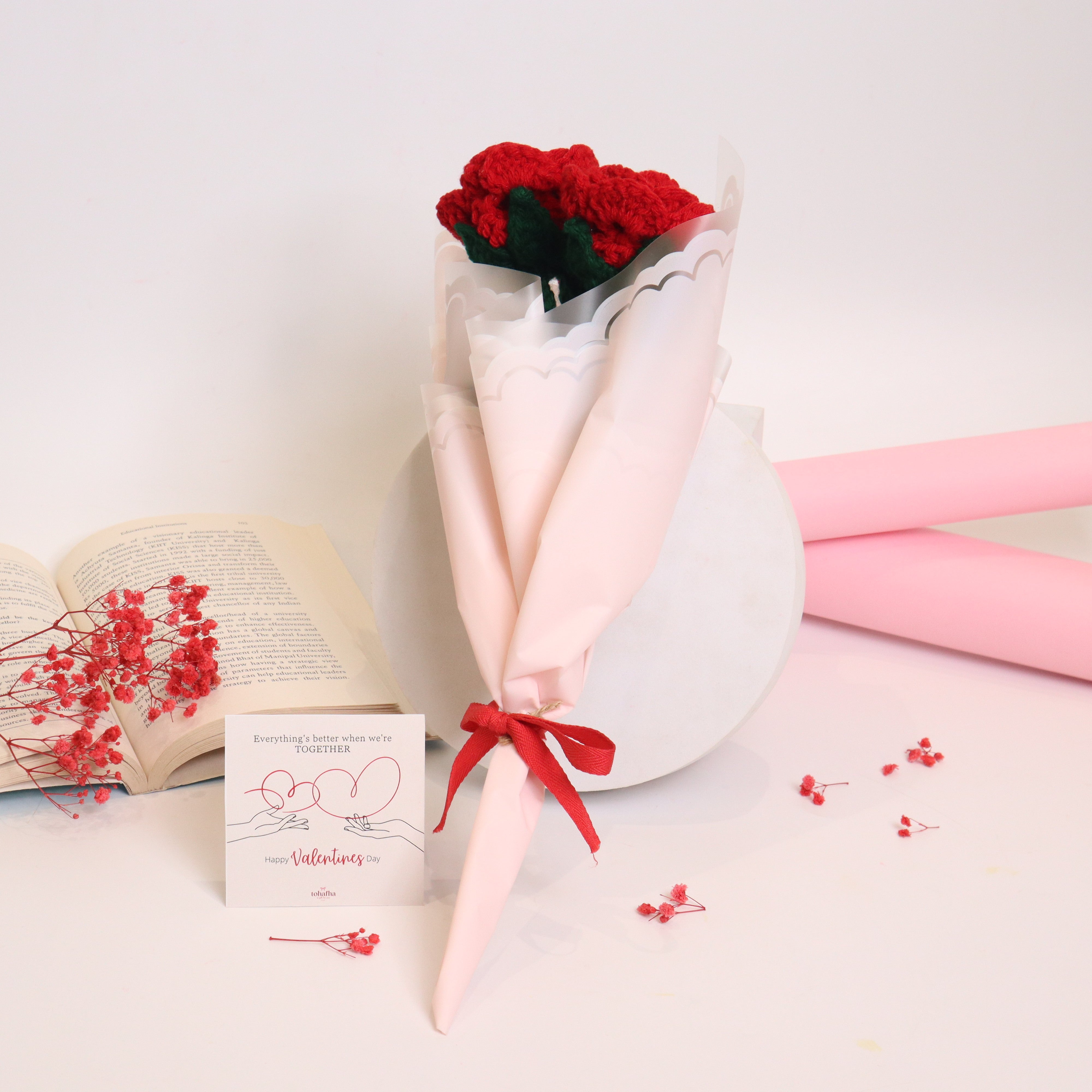 Knitted Love Bouquet