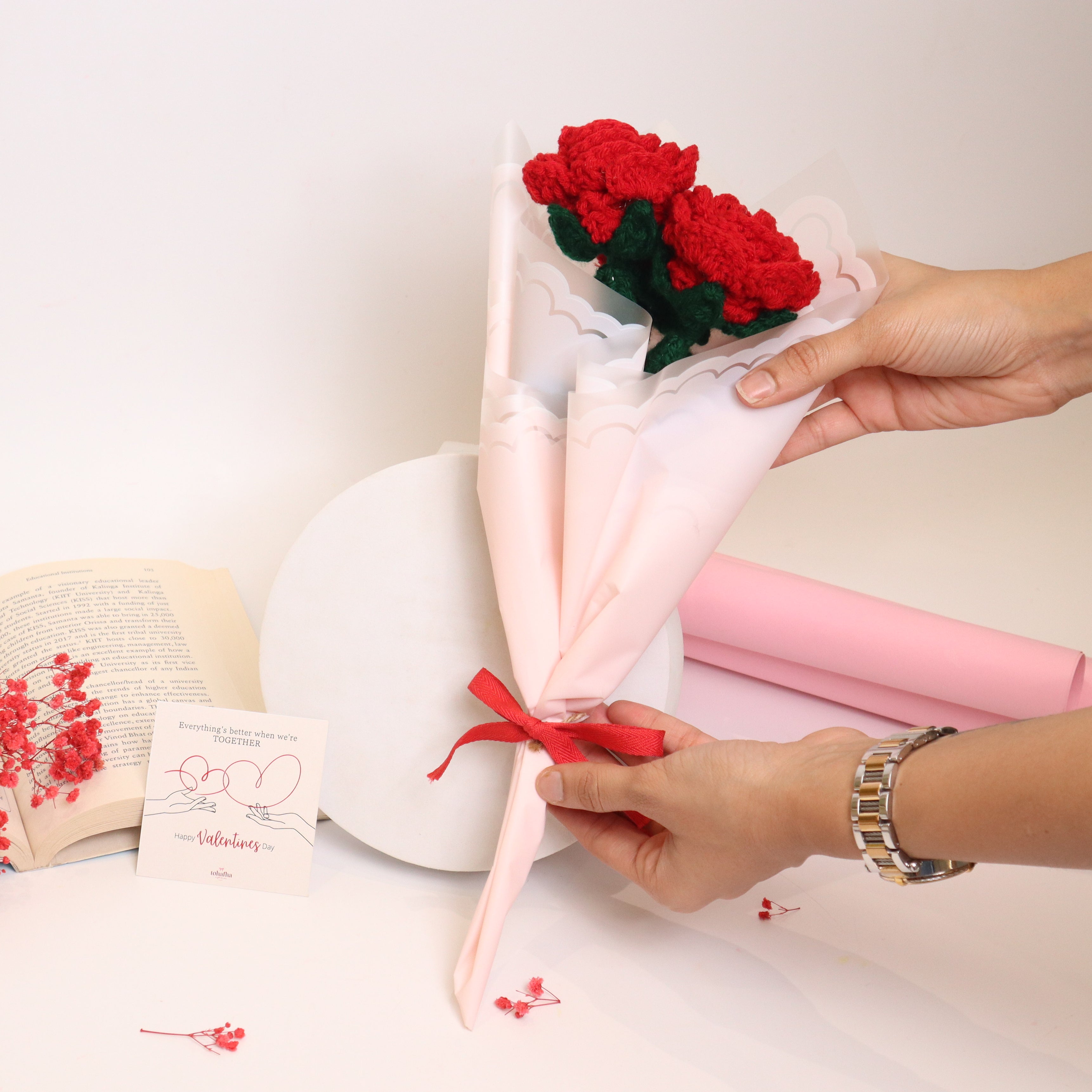 Knitted Love Bouquet