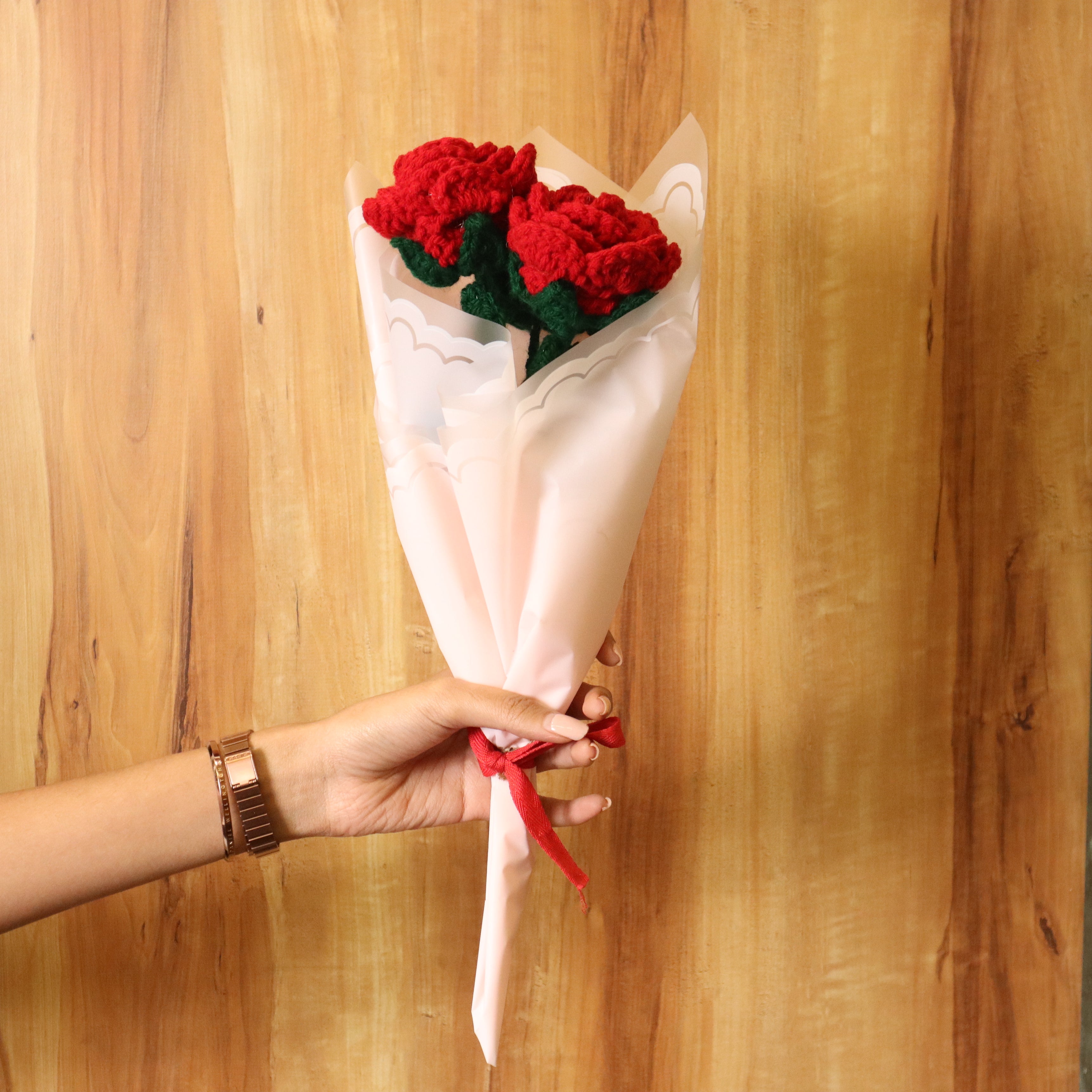 Knitted Love Bouquet