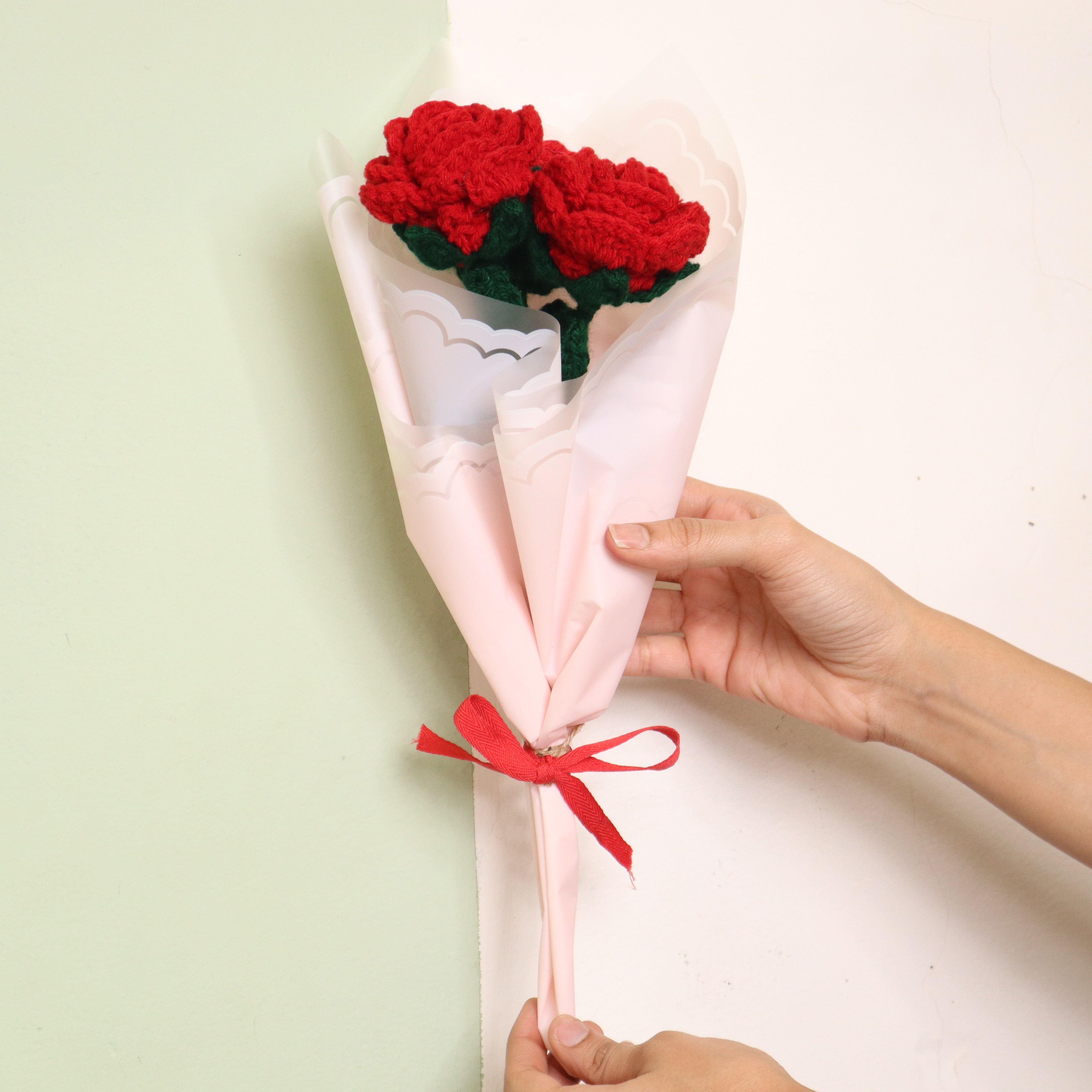 Knitted Love Bouquet