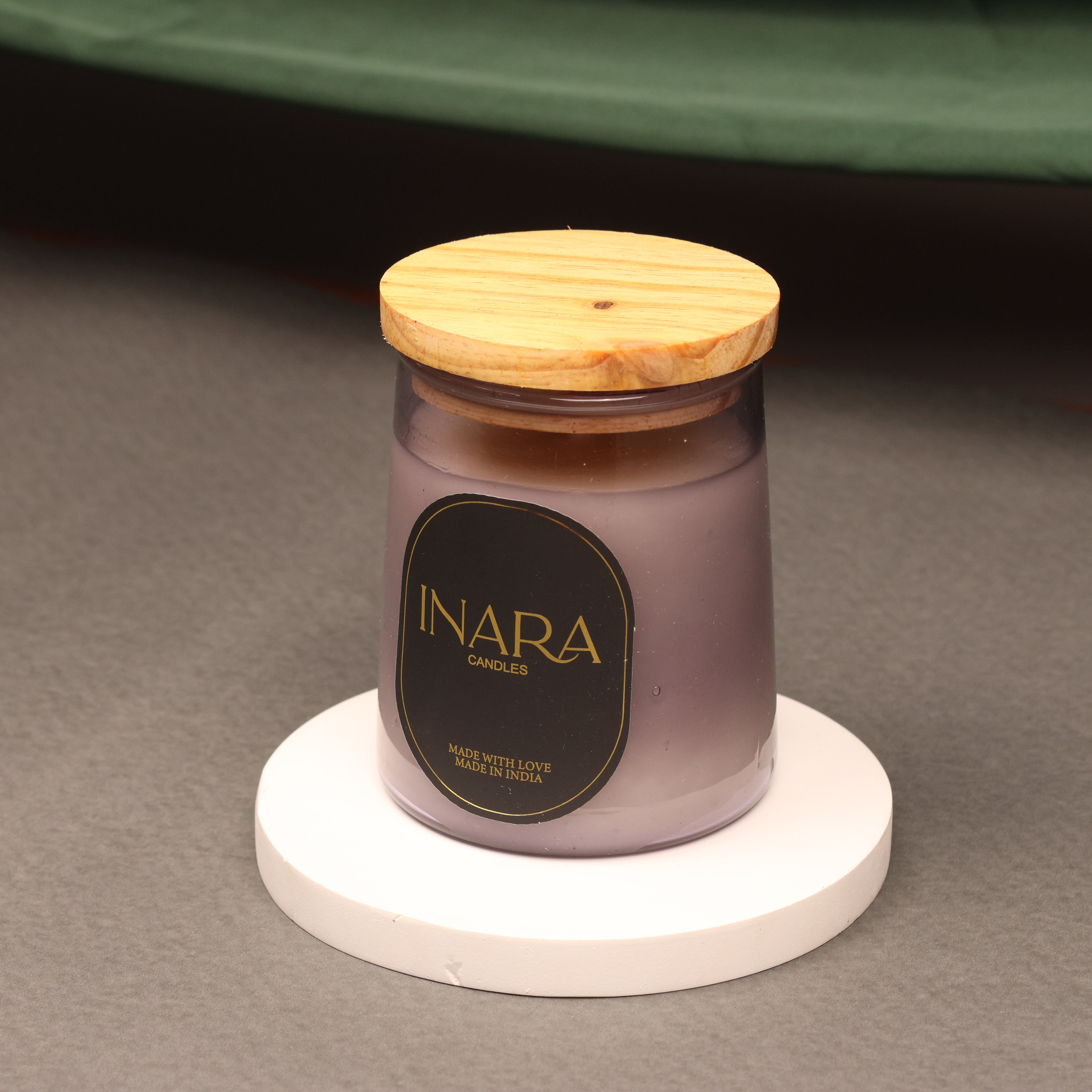 Inara Serenity Jar Candle with Wooden Lid