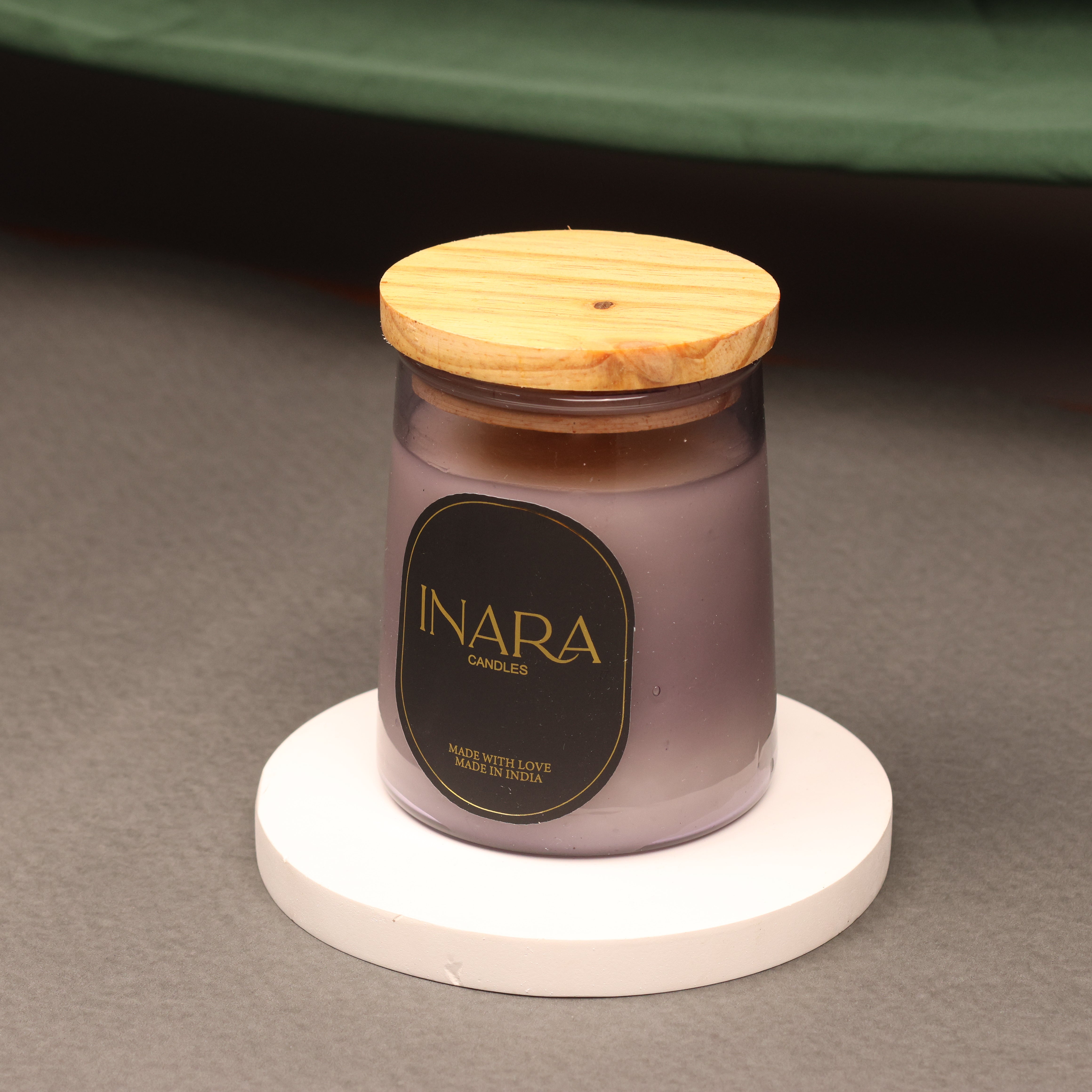Inara Serenity Jar Candle with Wooden Lid
