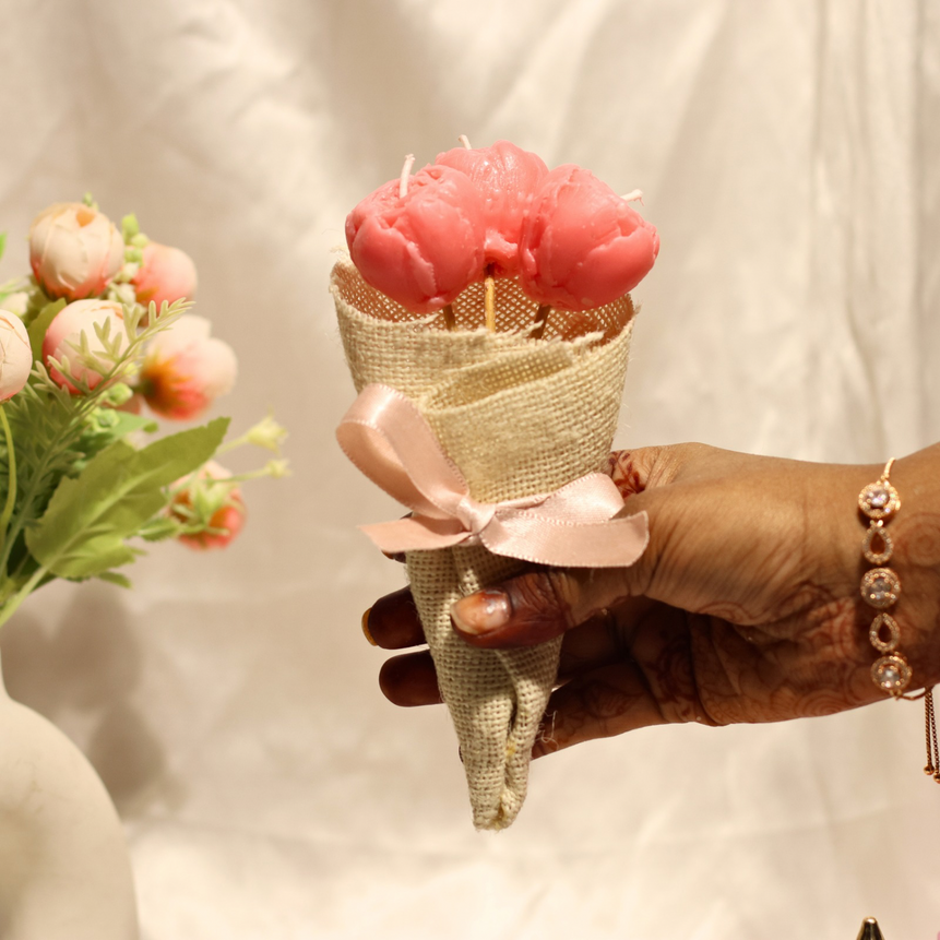 Blush Bloom Candles